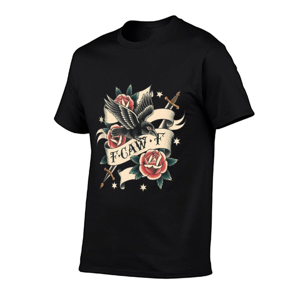 Black Crow Tshirt F Caw F Funny Black Bird Moon Gothic Humor  Lightweight T-Shirt