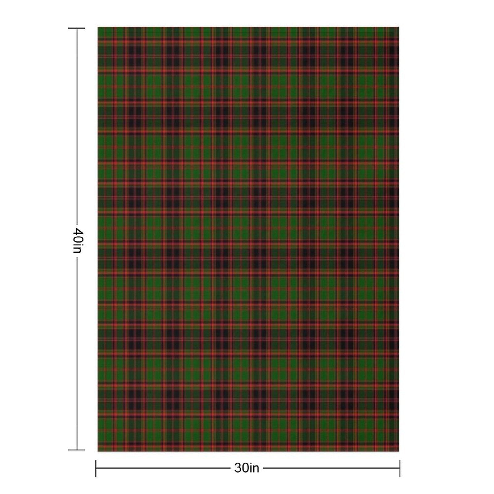 Clan Buchan Tartan Throw Blanket
