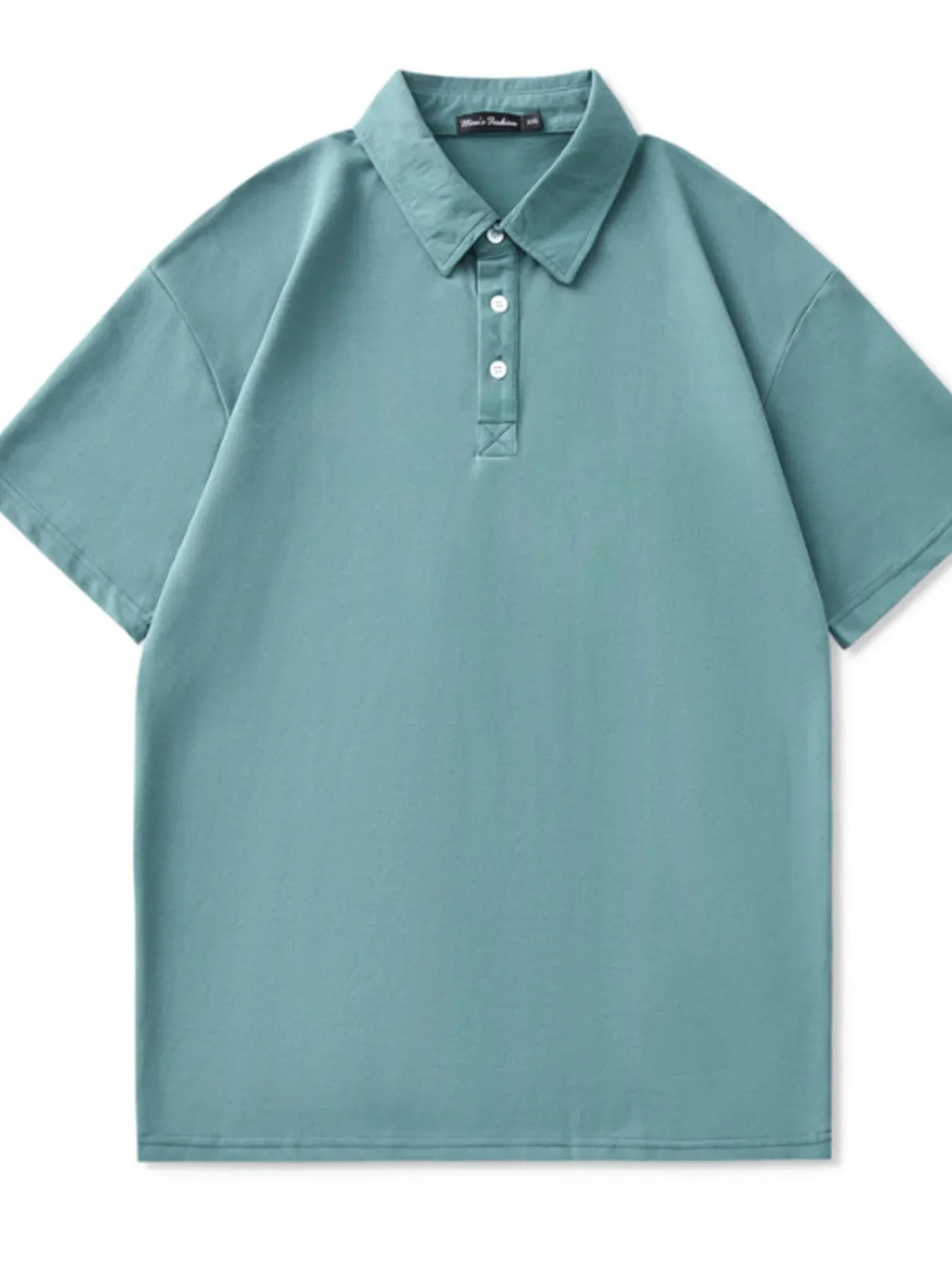 Men's Plus size Button Detail Short Sleeve Polo