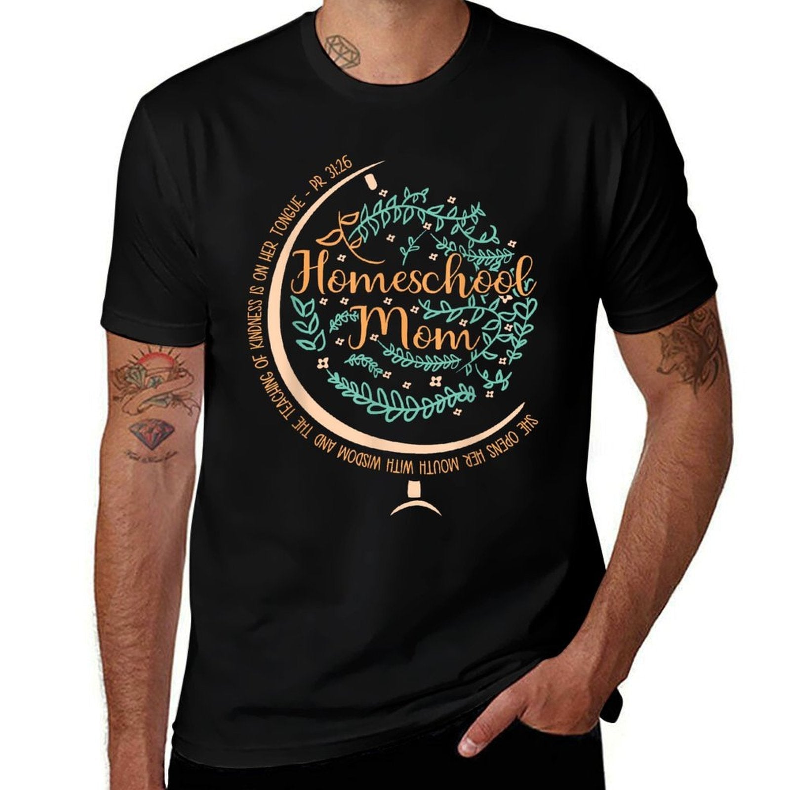 PR 3126 Christian Homeschool Mom  Versatile T-Shirt