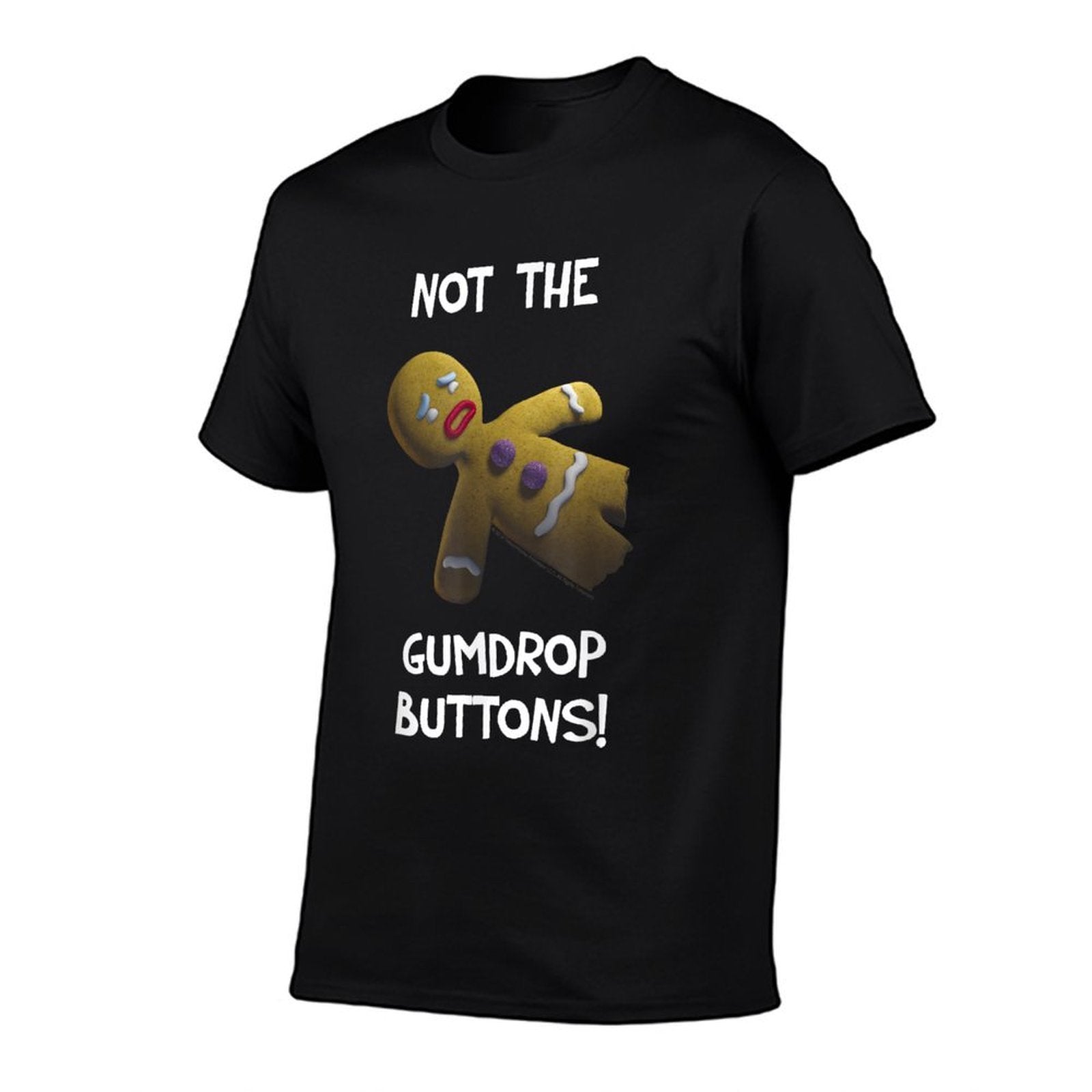 Shrek Gingerbread Man Not The Gumdrop Buttons  Breathable T-Shirt