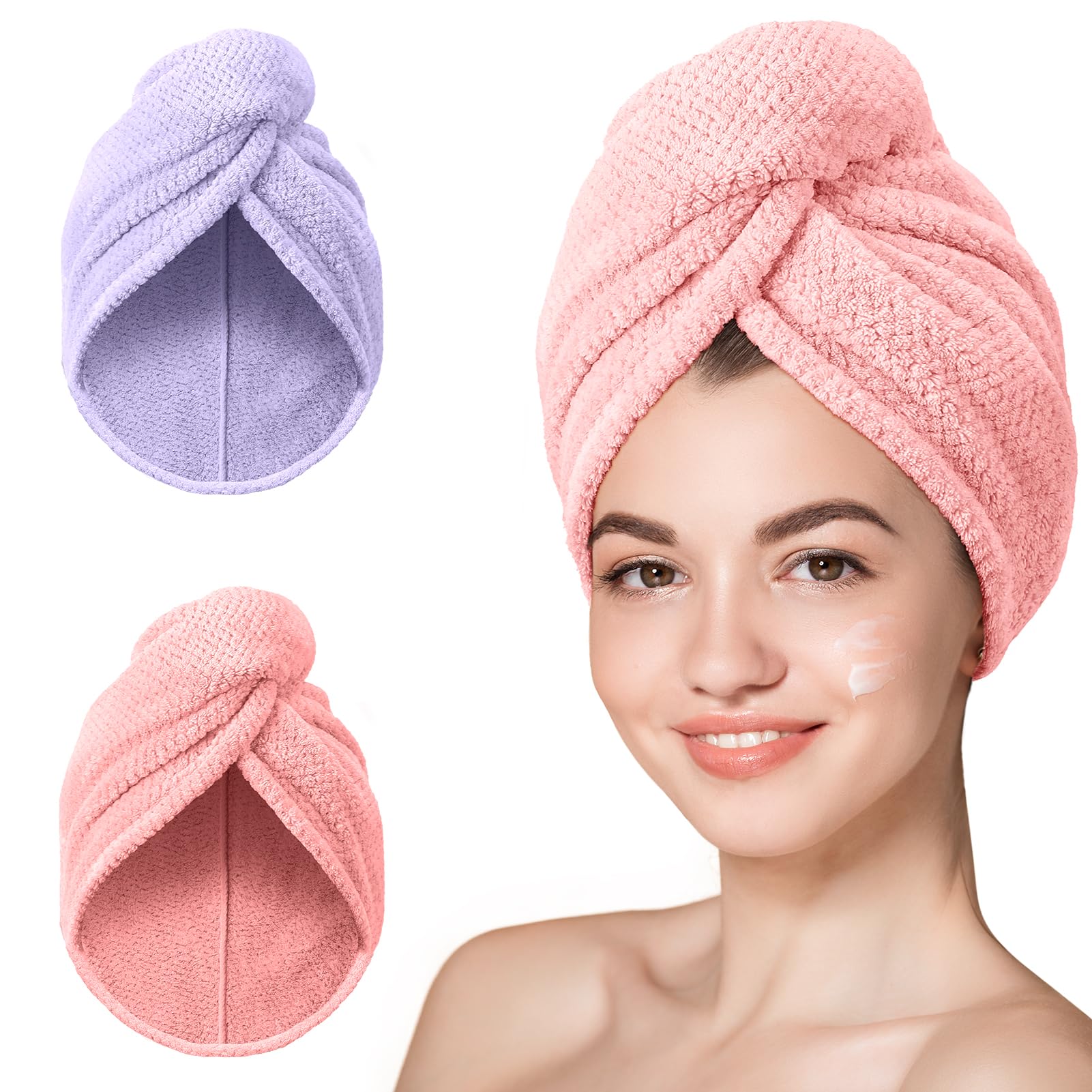 Hicober Microfiber Hair Towel