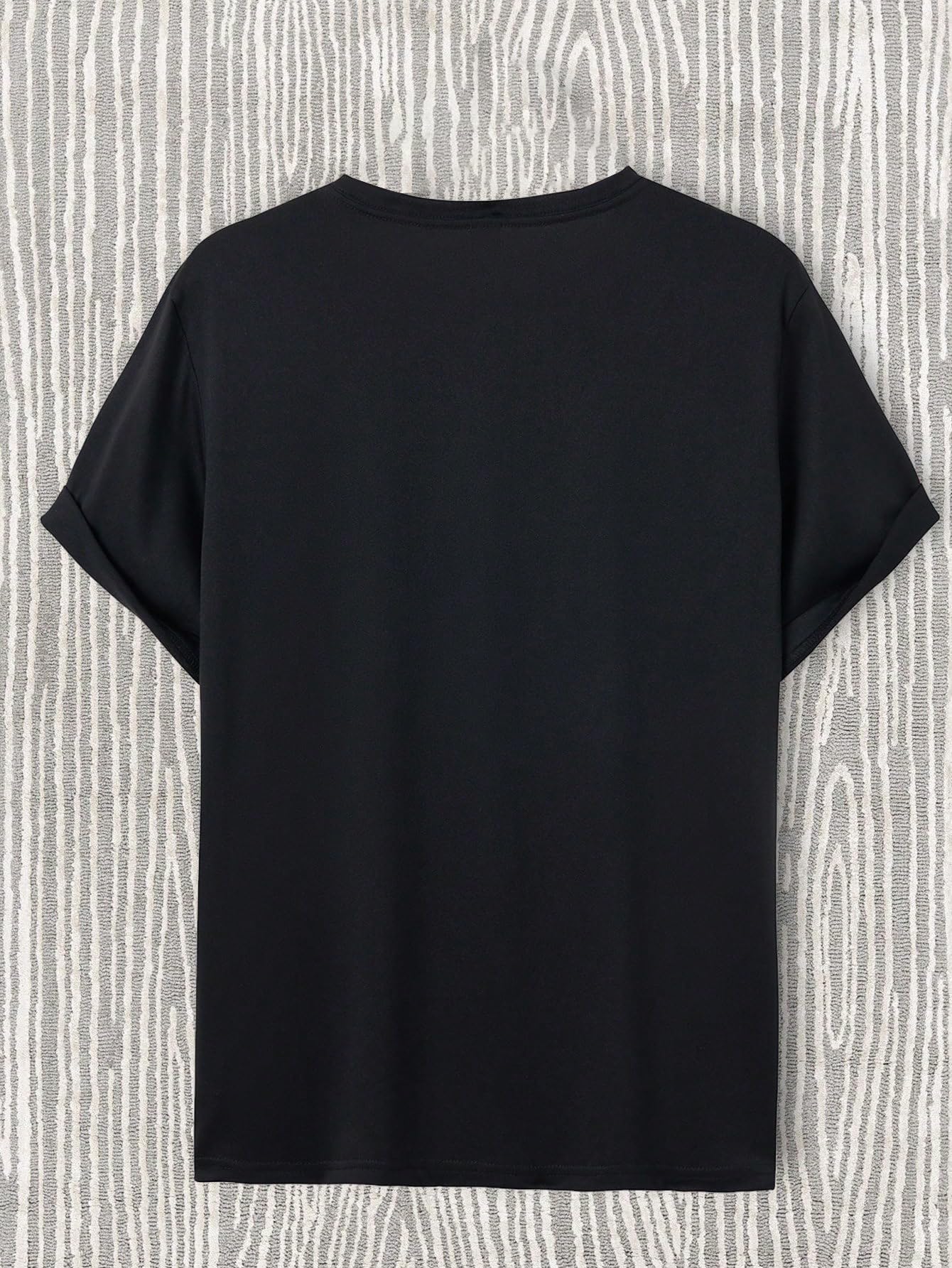 BEAUDRM Men's Plus Size Graphic Print Round Neck Tee Short Sleeve Regular Fit Pullover T Shirt Streetwear