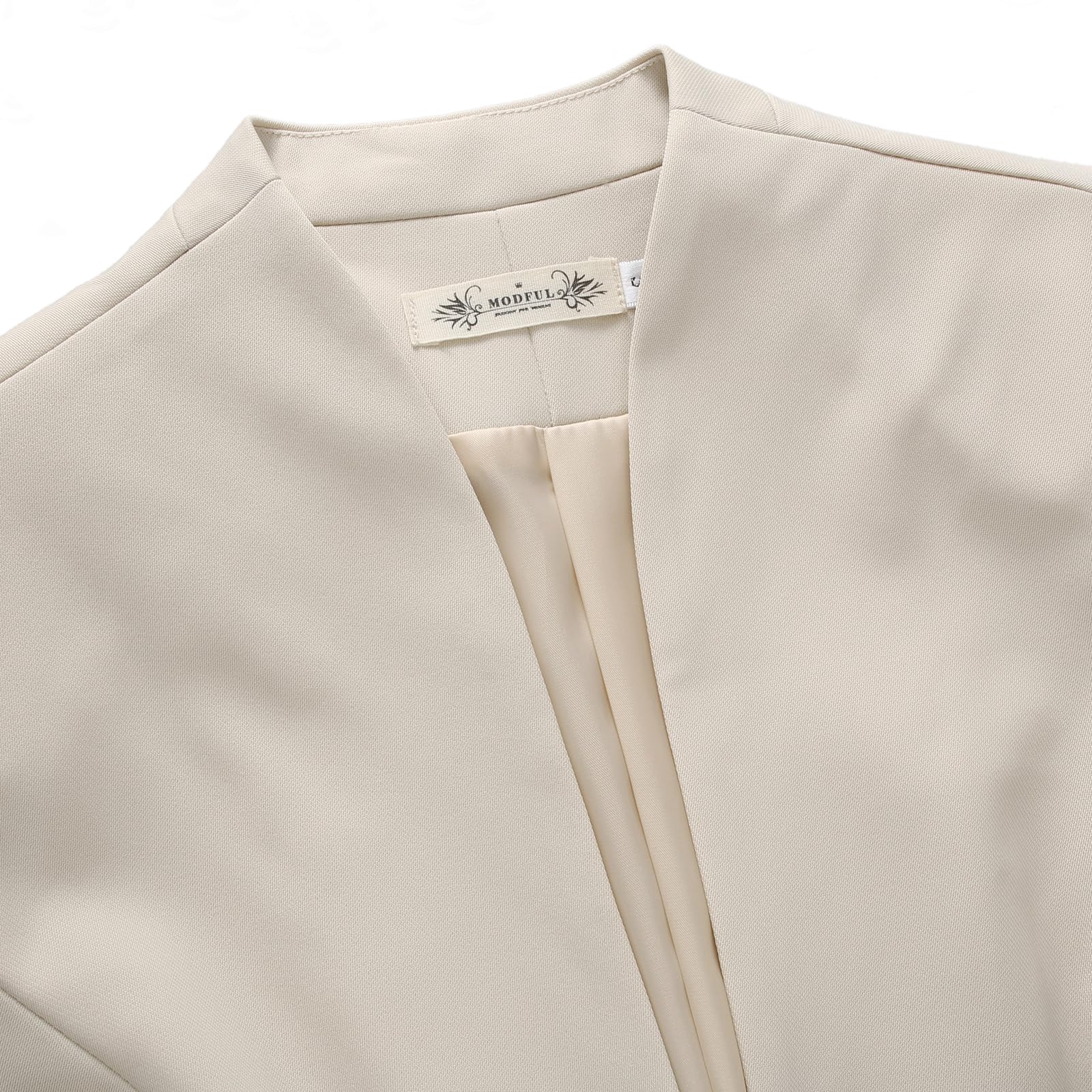 MODFUL Women's Business Pant Suit Set 2 Piece Slim Fit Blazer Jacket One Button Buckle Closure Lady Work Suit for Office