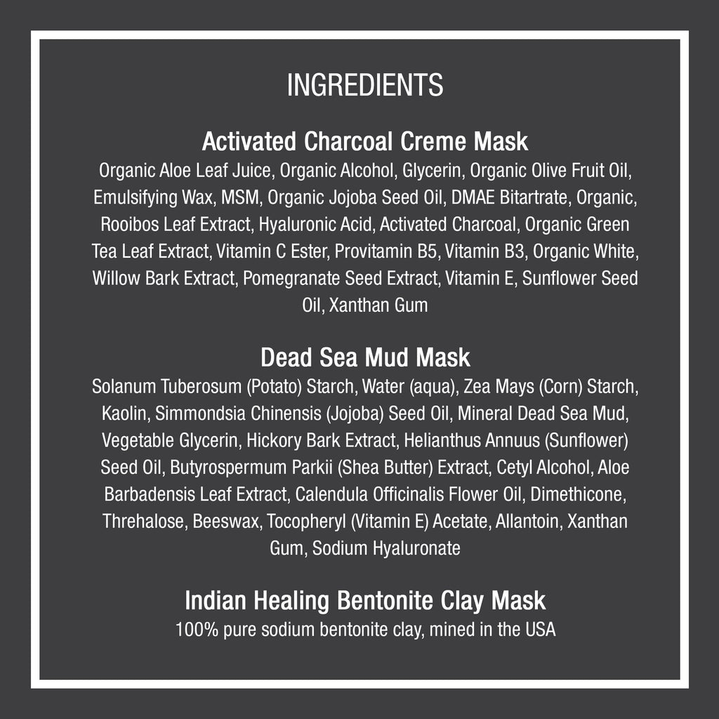 Pure Body Naturals Face Mask Gift Set