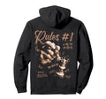Hip Hop Vintage Hipster Edgy Urban Y2K Back Print Streetwear Pullover Hoodie