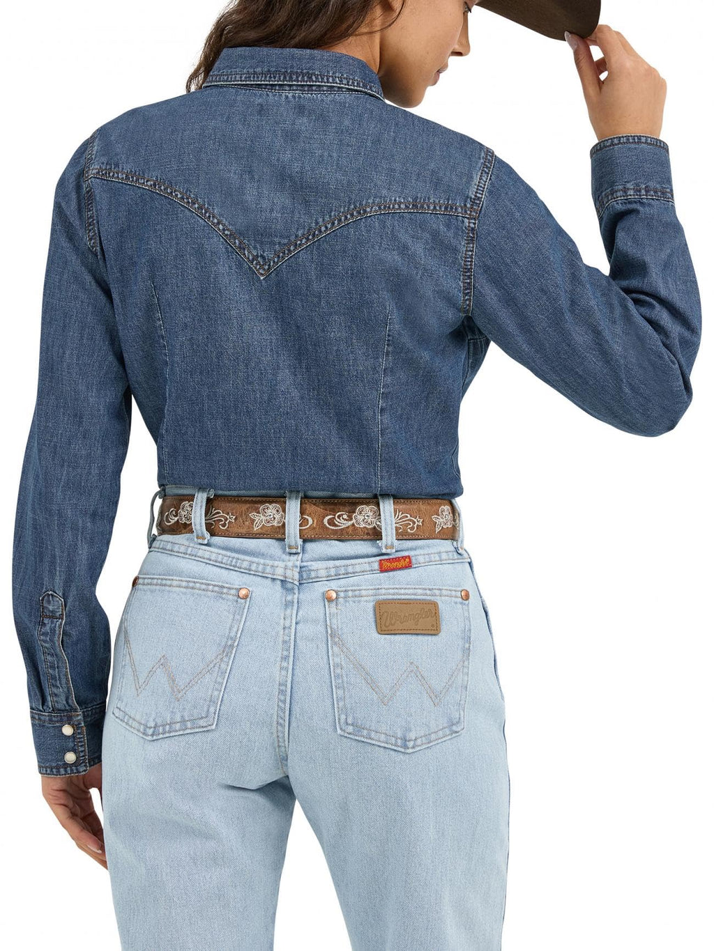 Wrangler Women's Denim Snap Shirt