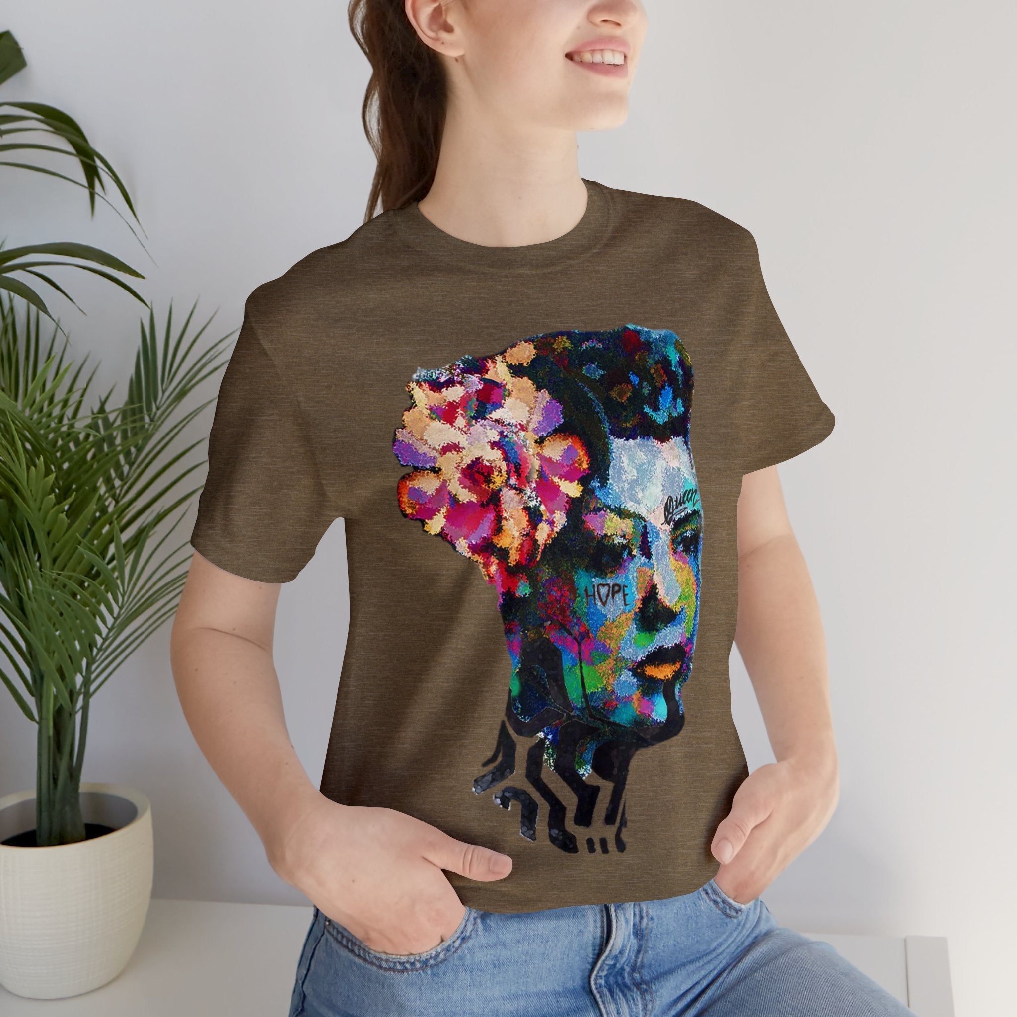 Billie Radical Unisex High End Cotton Short Sleeve Tee HUE+MAN Collective