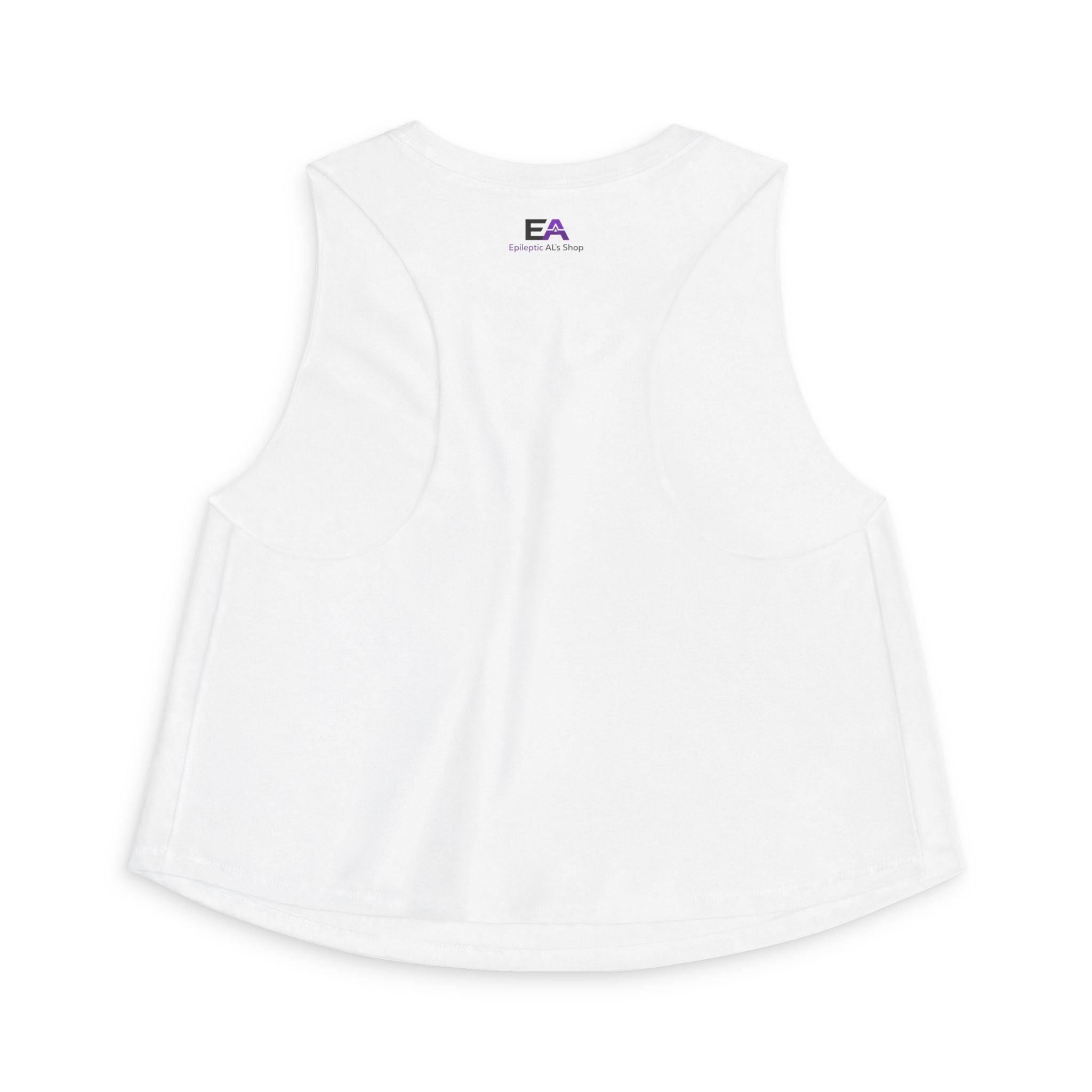 Stable Instability Epilepsy Awareness Crop Tank – Purple Ribbon Minimalist Crop Top