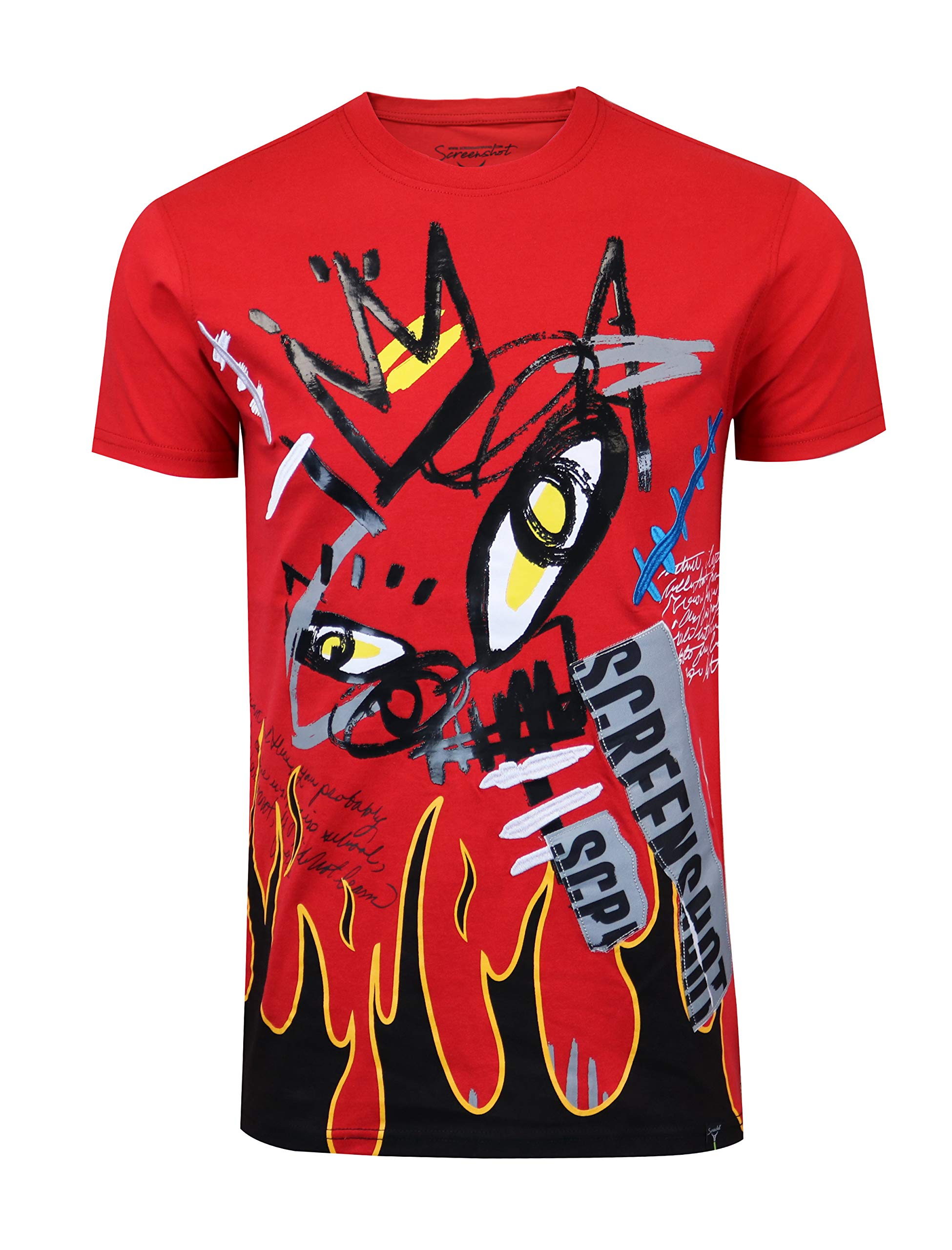 SCREENSHOT-1202-SS-2 Mens Hipster Hip-Hop Premium Urban Streetwear Latest Animation Fashion T-Shirts