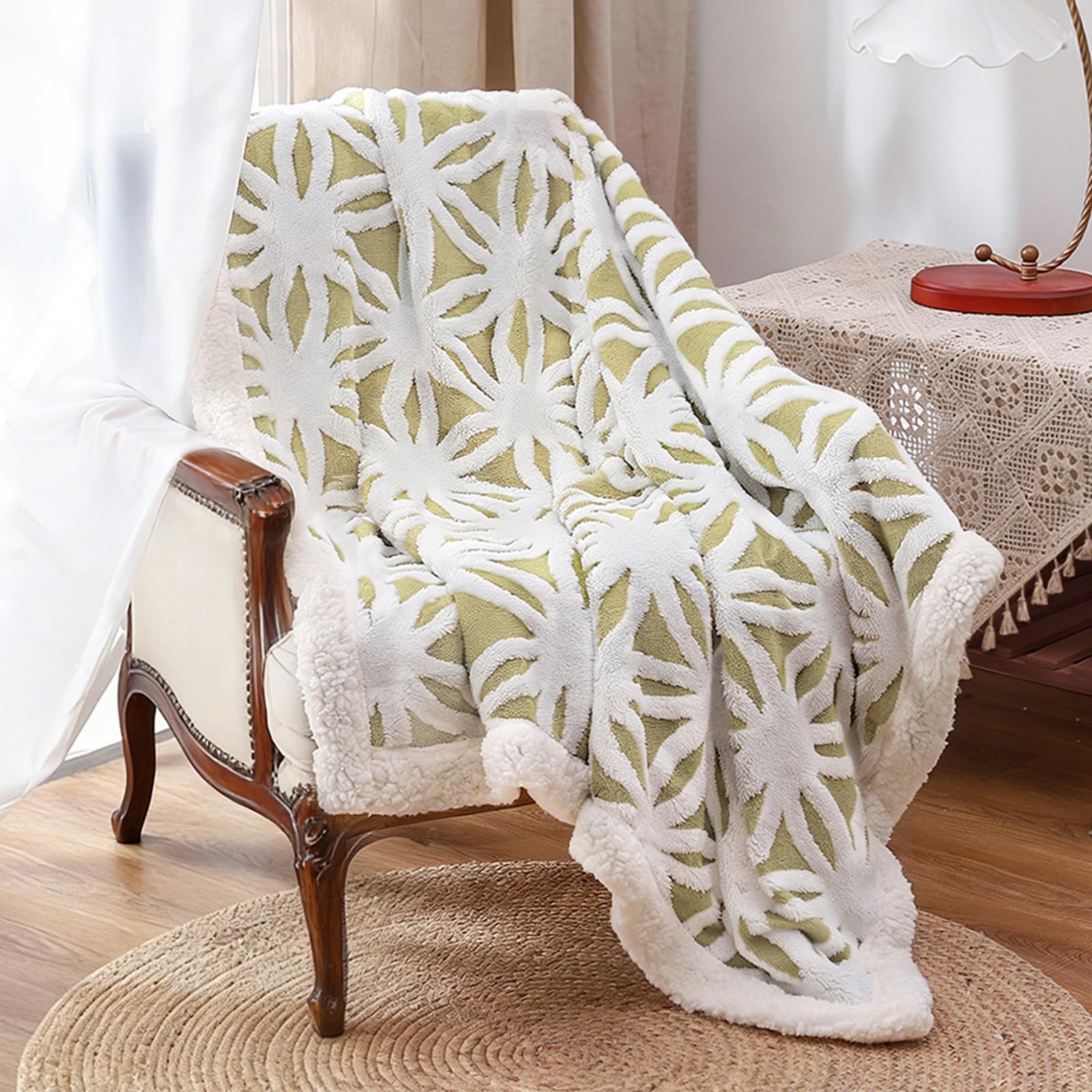 LOMAO Sherpa Fleece Blanket for Mom Cozy Soft Throw Blanket for Women Men Birthday Gifts Dual Sided Couch Sofa Bed Blanket