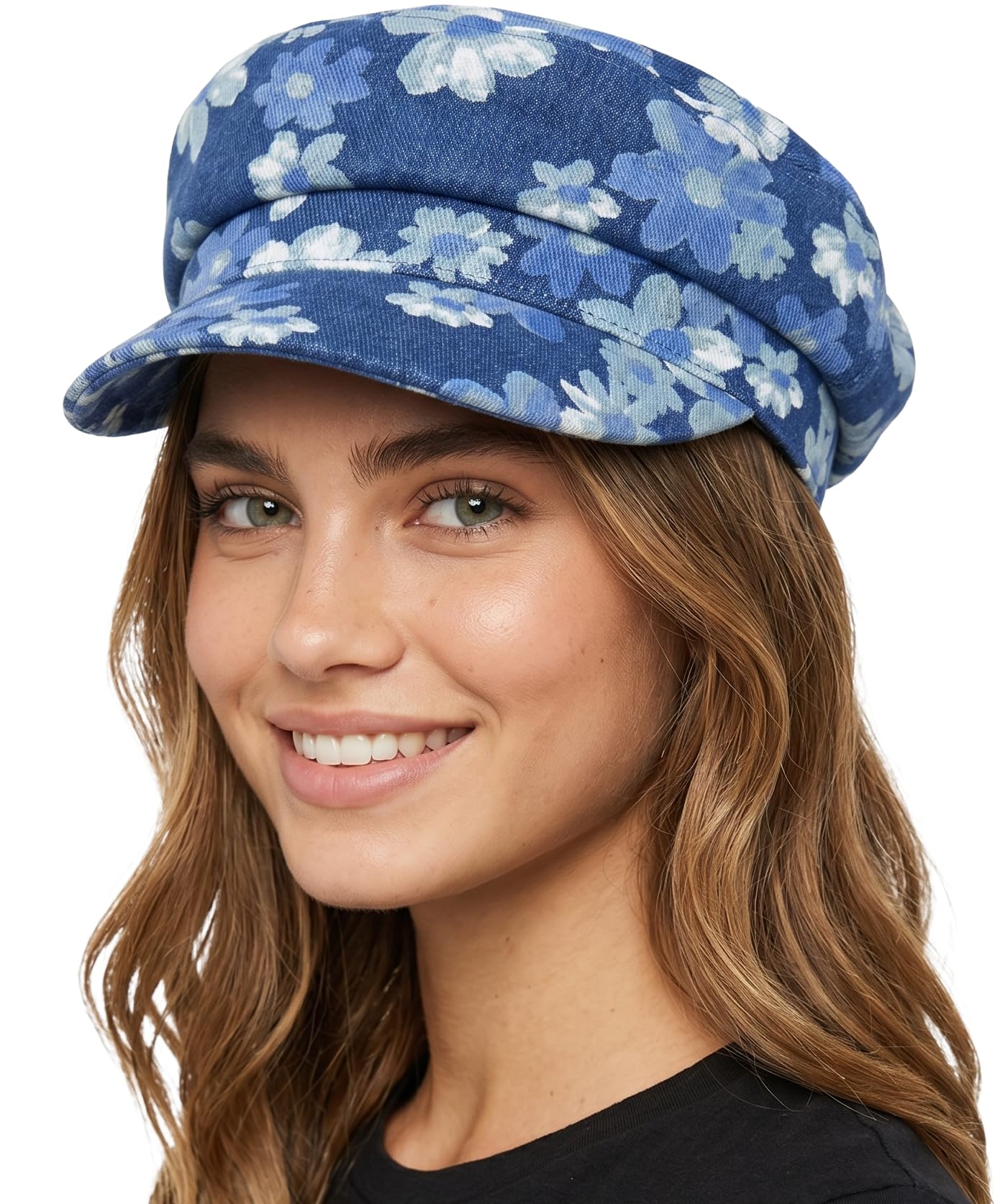Funky Junque Newsboy Hat for Women – Trendy Greek Fisherman Cap, Classic Women's Baker Boy Newsies Hat, Ladies Fashion Caps
