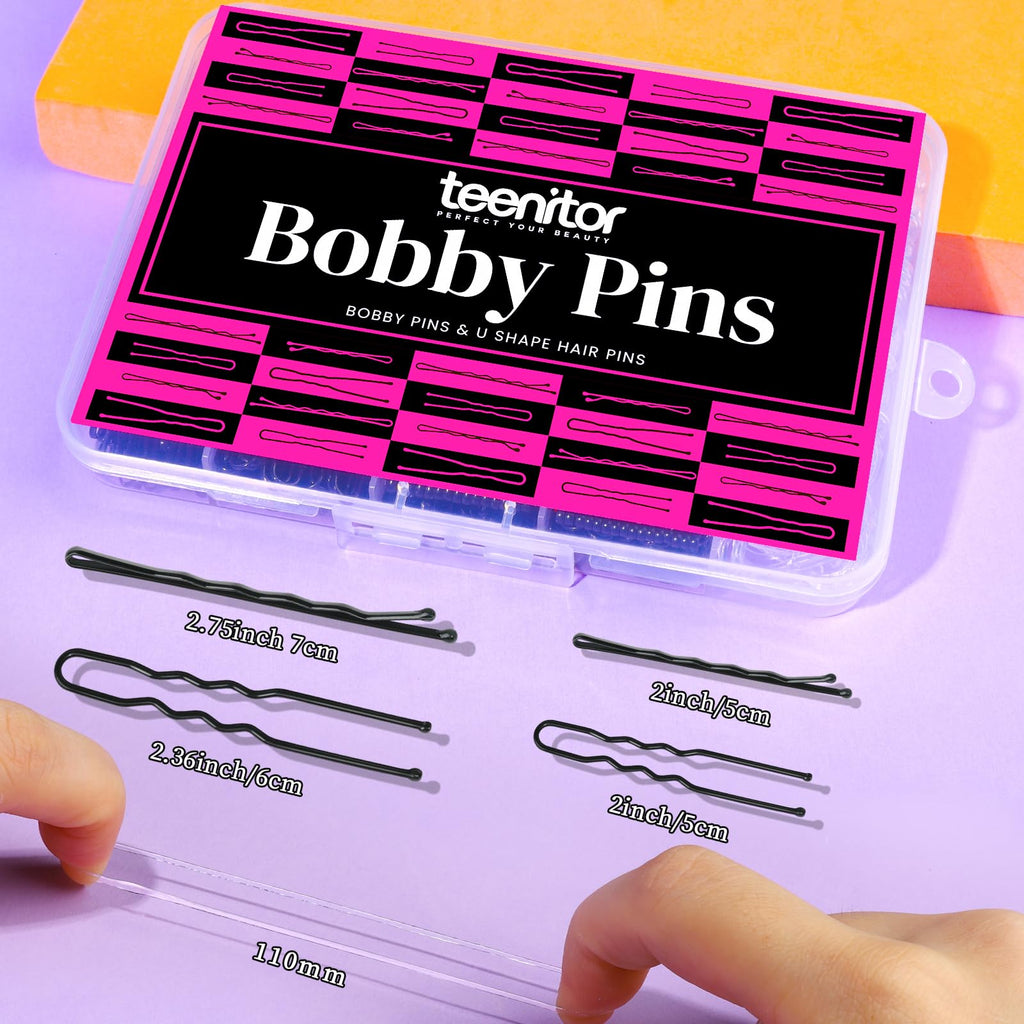 Teenitor Hair Pins Bobby Pins, Bobby Pins Hair Pins for Women and Hair Bands Kit