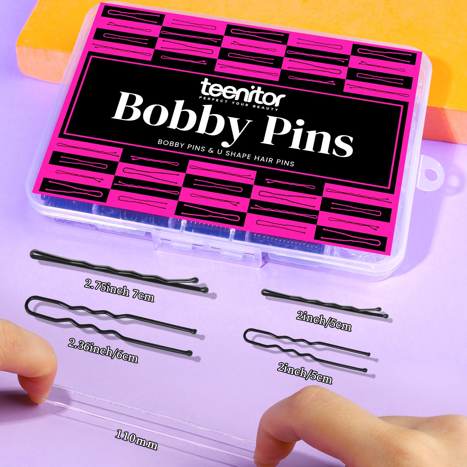 Teenitor Hair Pins Bobby Pins, Bobby Pins Hair Pins for Women and Hair Bands Kit