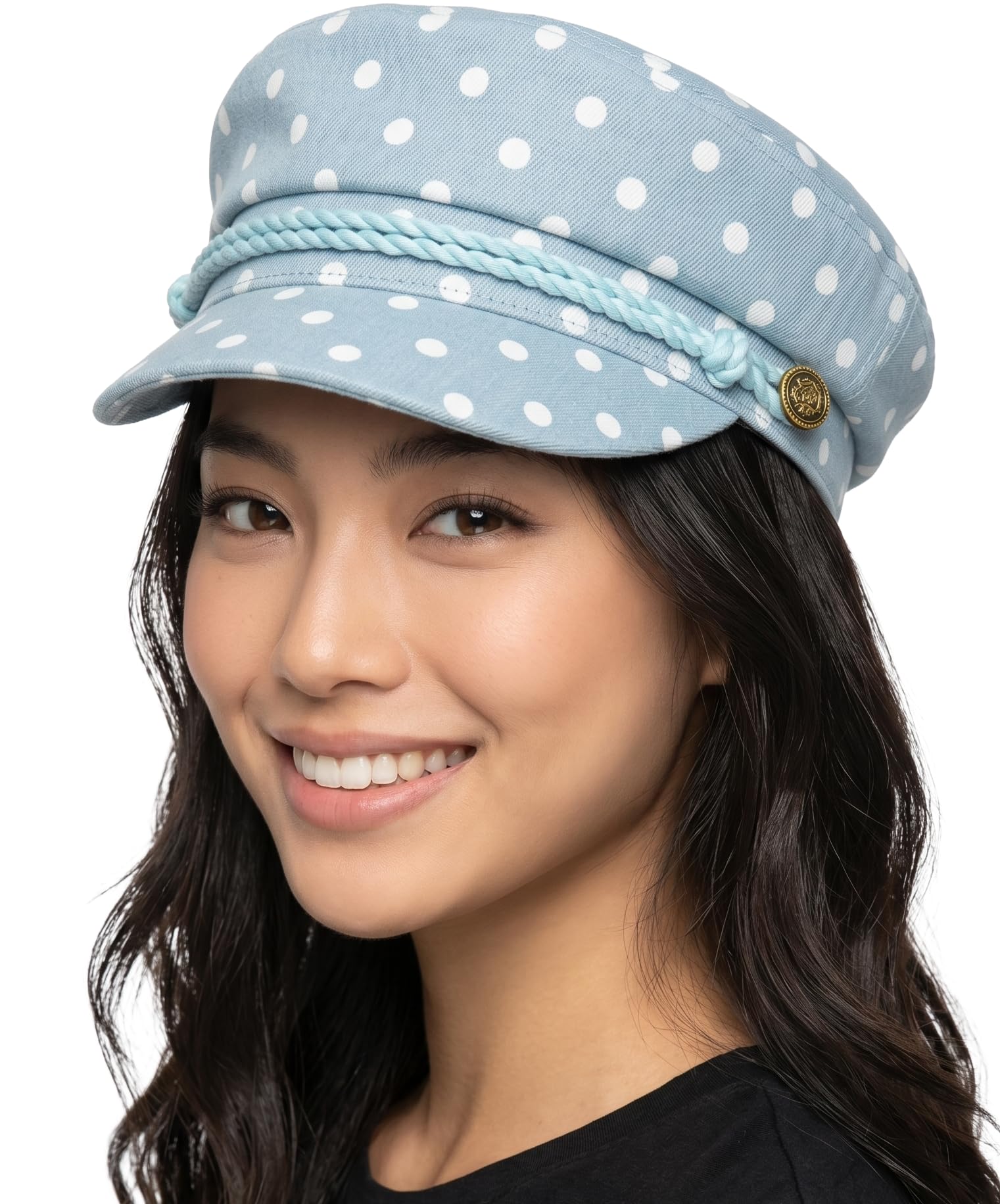 Funky Junque Newsboy Hat for Women – Trendy Greek Fisherman Cap, Classic Women's Baker Boy Newsies Hat, Ladies Fashion Caps