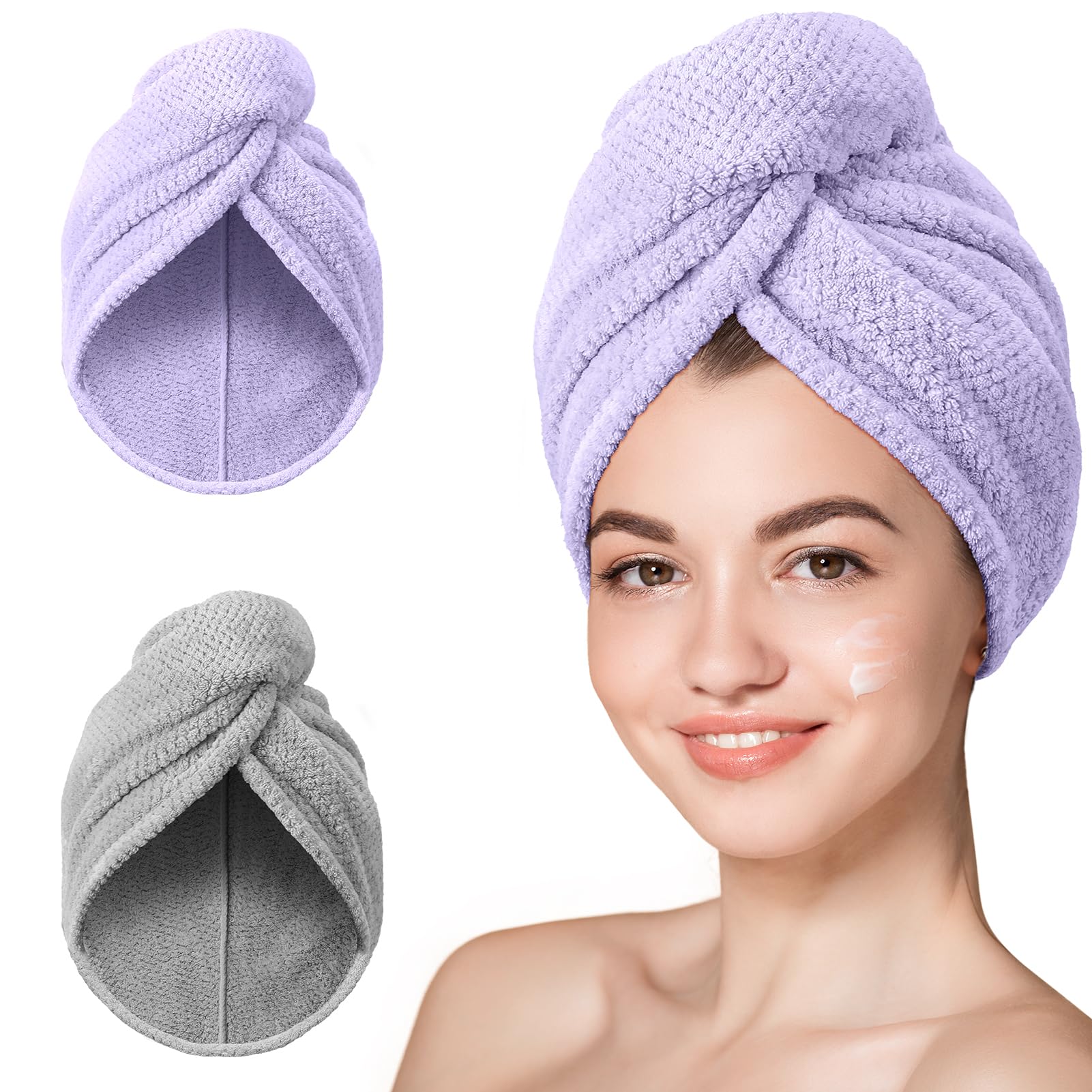 Hicober Microfiber Hair Towel