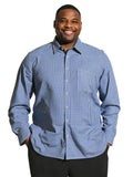 Yuyapu Big and Tall Shirts for Men, Long Sleeve Casual Dress Shirts Button Down with Pocket for Business,Travel,Daily Wear