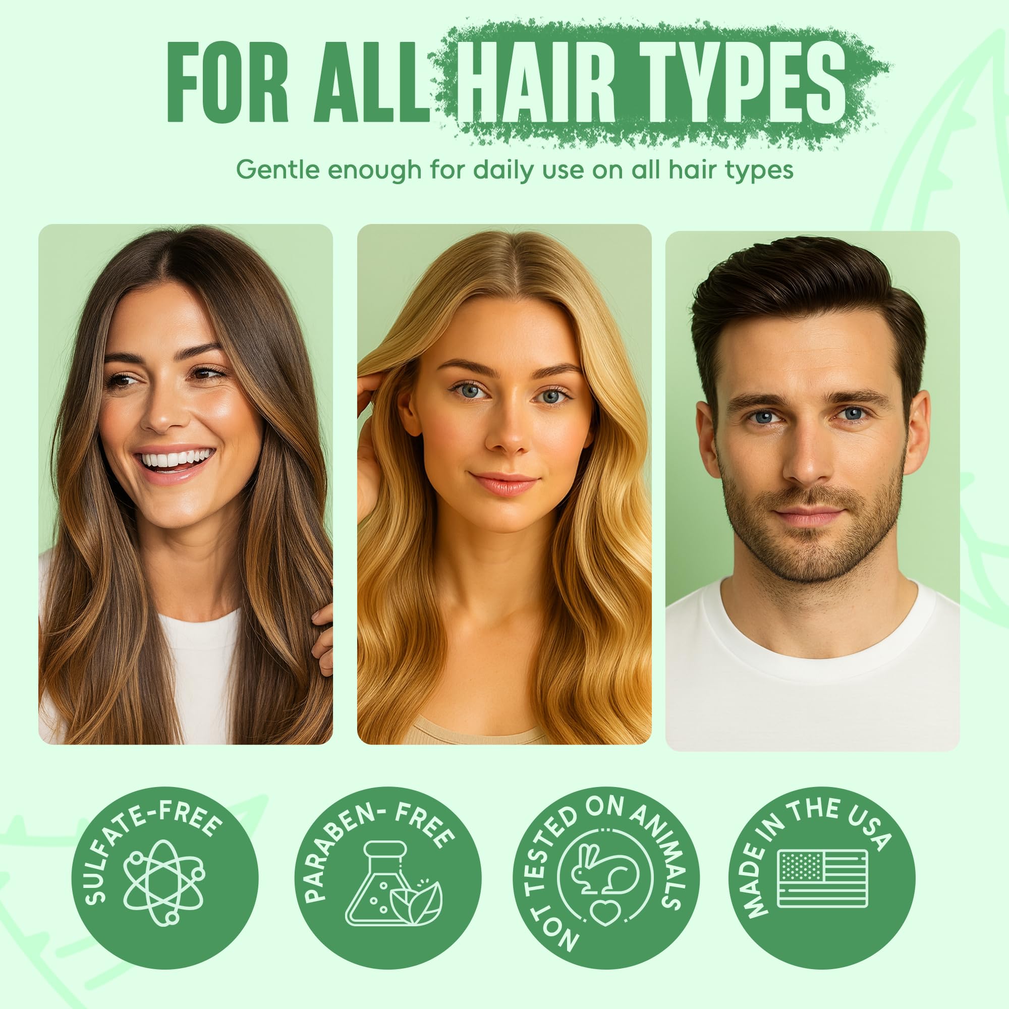 Batana Oil Shampoo and Conditioner Combo Shampoo for Thinning Hair for Men & Women