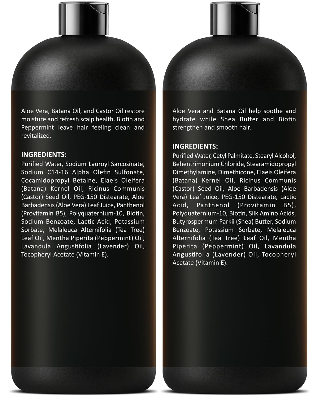 Batana Oil Shampoo and Conditioner Combo Shampoo for Thinning Hair for Men & Women
