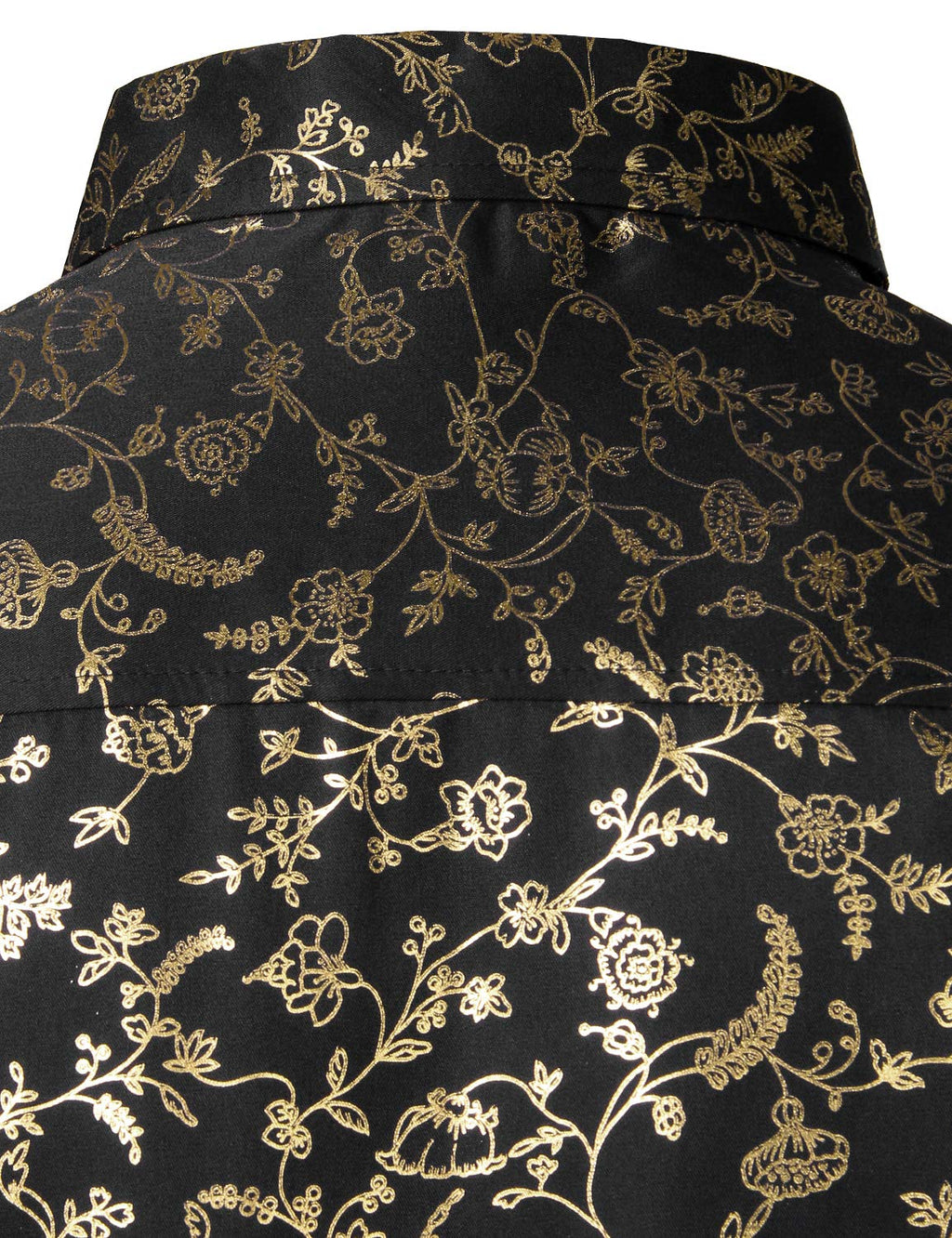 ZEROYAA Mens Hipster Printed Slim Fit Long Sleeve Button Up Party Dress Shirts