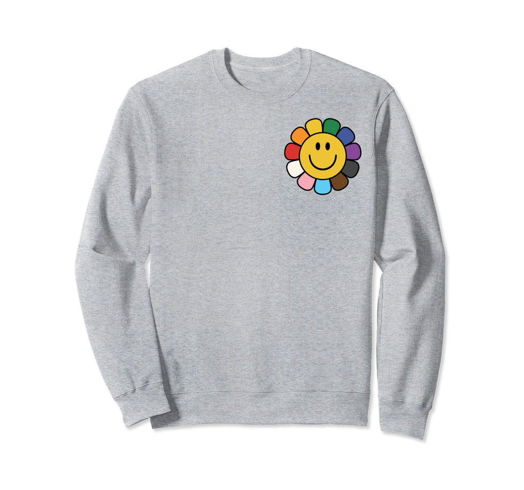Subtle Pride Ally Lgbtq Trans Sweatshirt - Minimalist Print Men Women