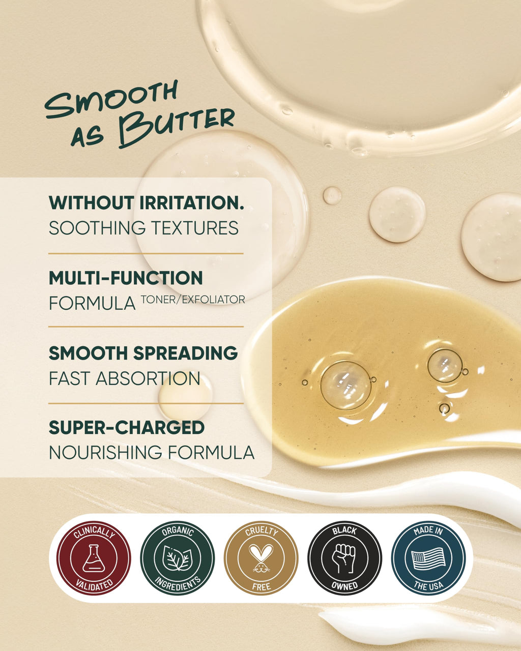 Buttah Skin Supreme Kit for Melanin Rich Skin | Buttah Moistuizer 2 oz | Vitamin C Serum 1 oz | Cleanser 3.4 oz | Rosewater Toner 3.4 oz | Black Owned Skincare
