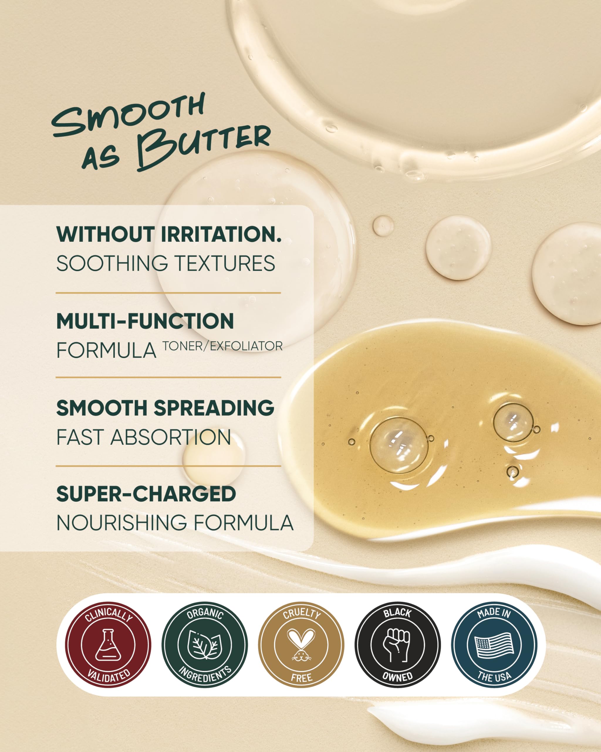 Buttah Skin Supreme Kit for Melanin Rich Skin | Buttah Moistuizer 2 oz | Vitamin C Serum 1 oz | Cleanser 3.4 oz | Rosewater Toner 3.4 oz | Black Owned Skincare