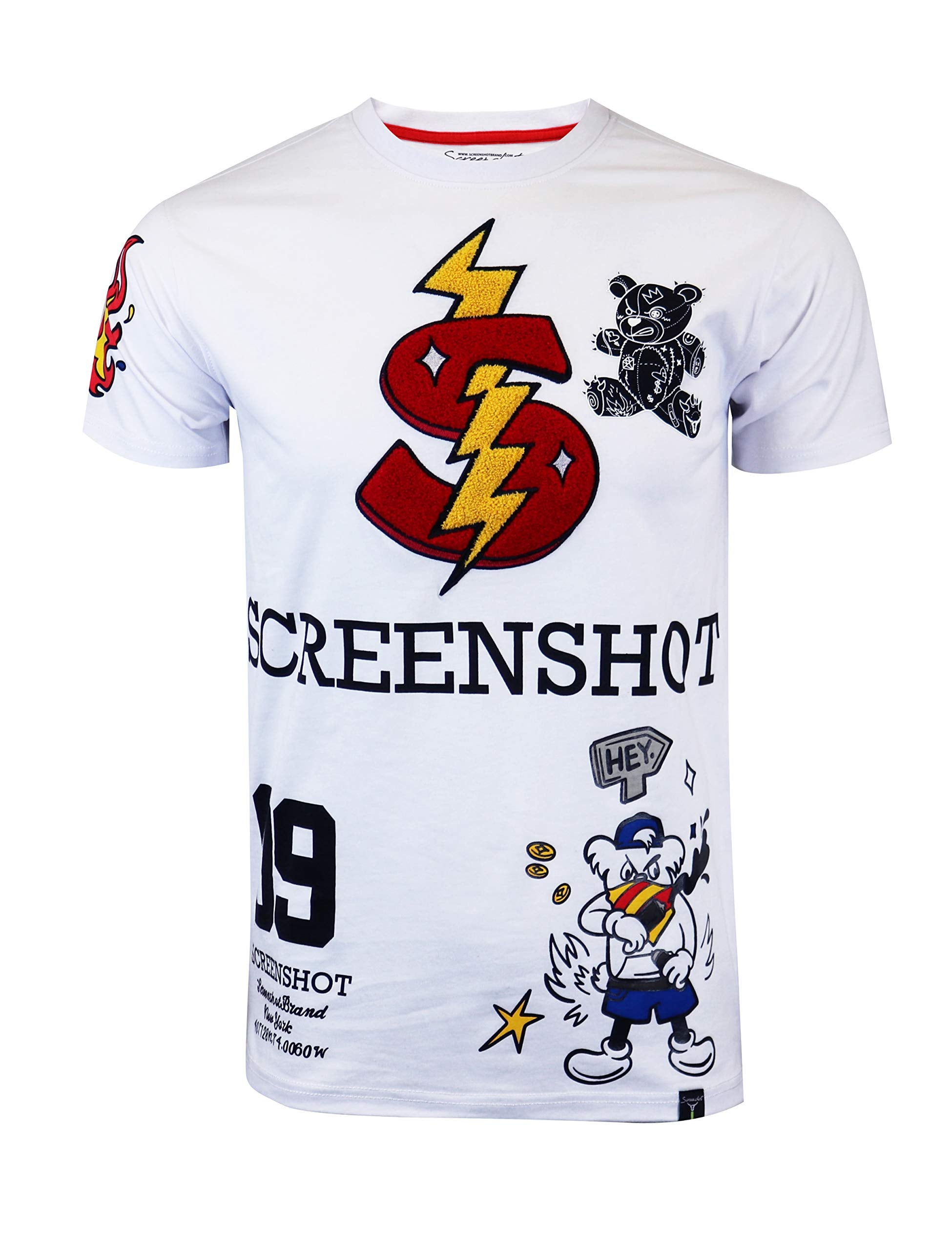 SCREENSHOT-1202-SS-2 Mens Hipster Hip-Hop Premium Urban Streetwear Latest Animation Fashion T-Shirts