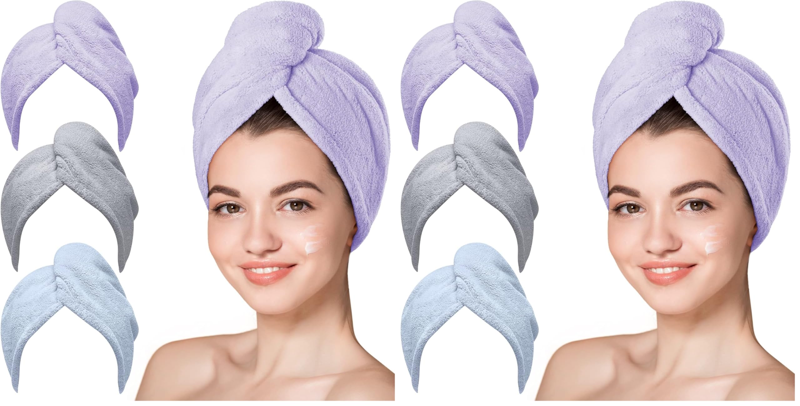 Hicober Microfiber Hair Towel
