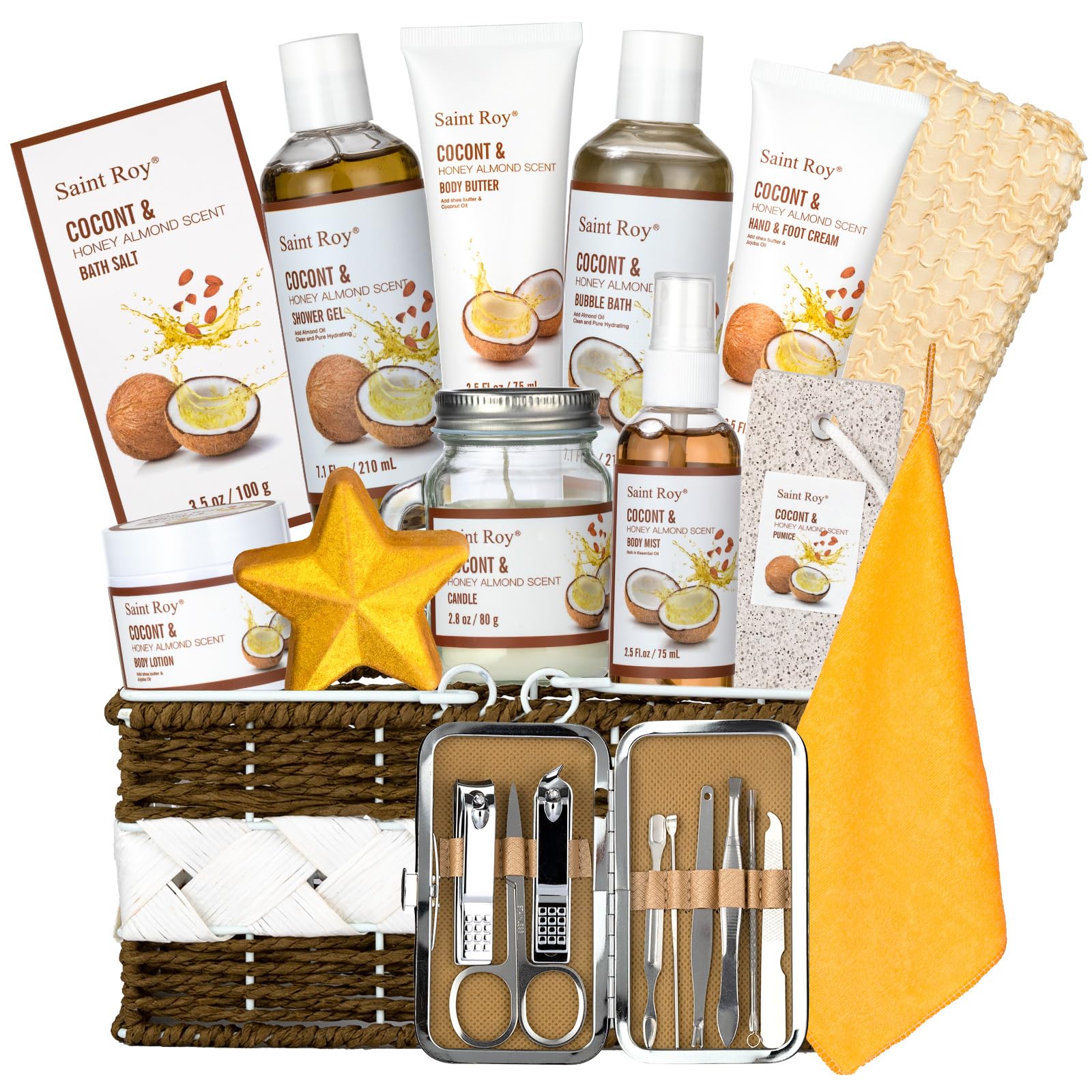 Gift Basket For Women, Spa Set of Home Spa Set, Beauty Personal Care Set, Spa Self Care Kit