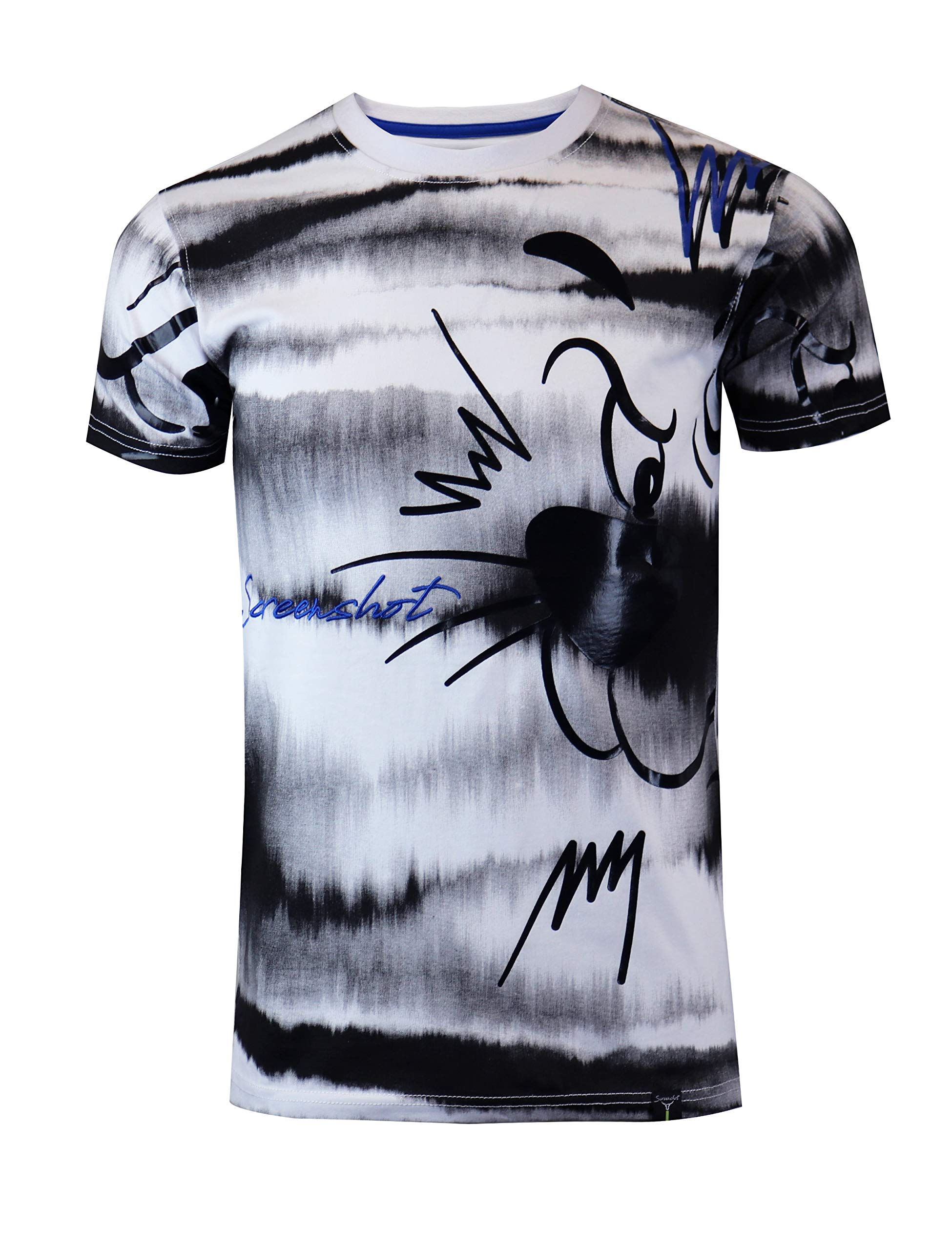SCREENSHOT-1202-SS-2 Mens Hipster Hip-Hop Premium Urban Streetwear Latest Animation Fashion T-Shirts