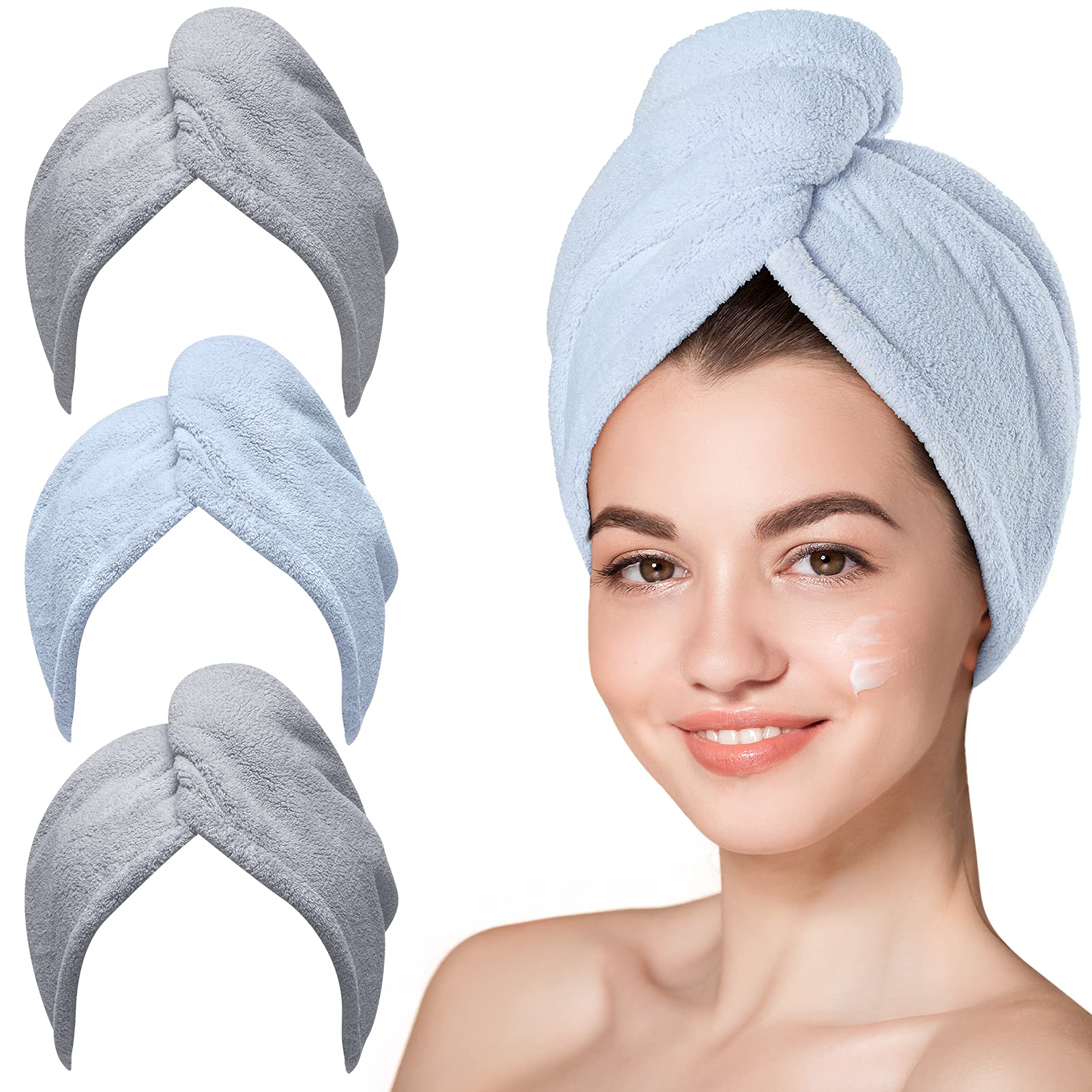 Hicober Microfiber Hair Towel