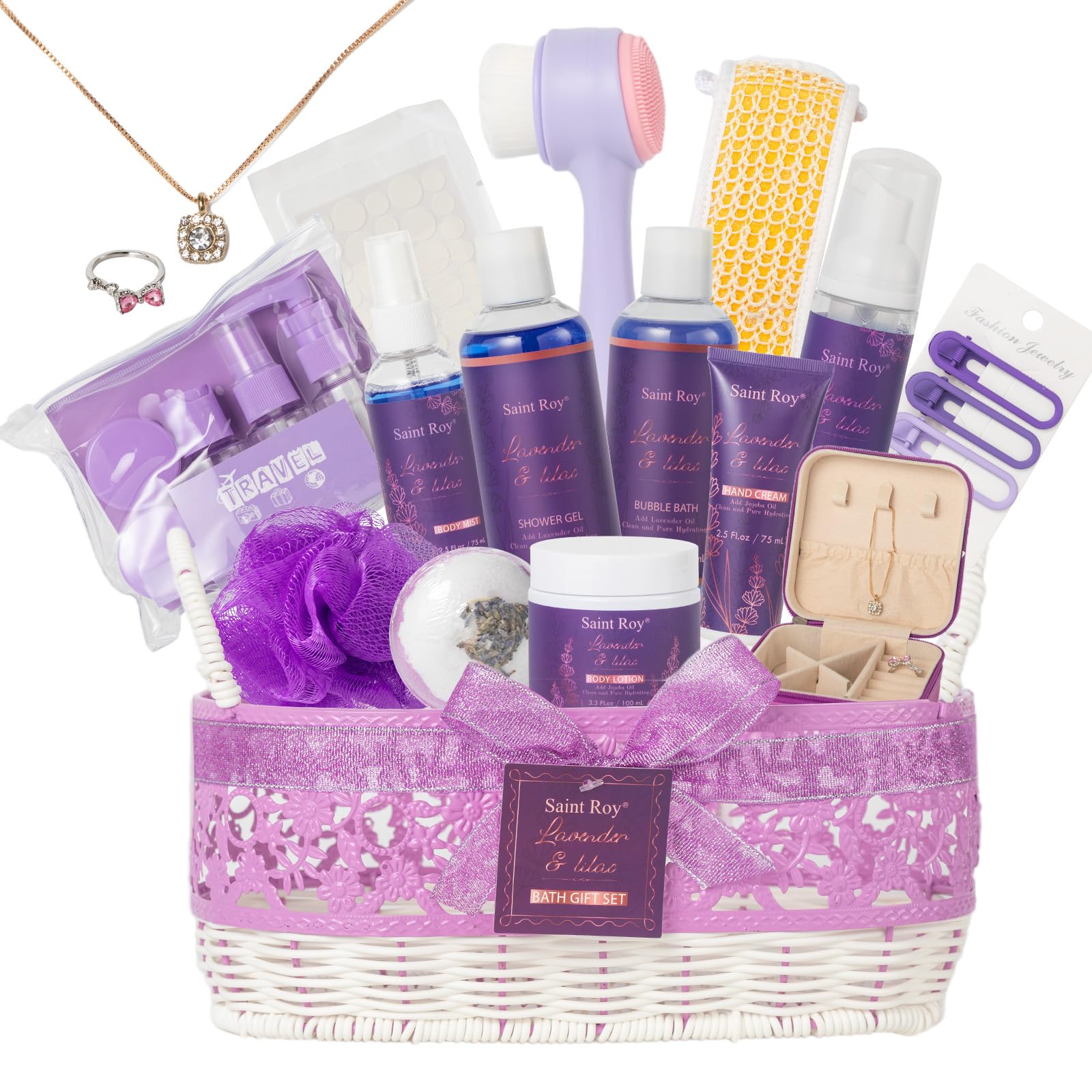 Gift Basket For Women, Spa Set of Home Spa Set, Beauty Personal Care Set, Spa Self Care Kit