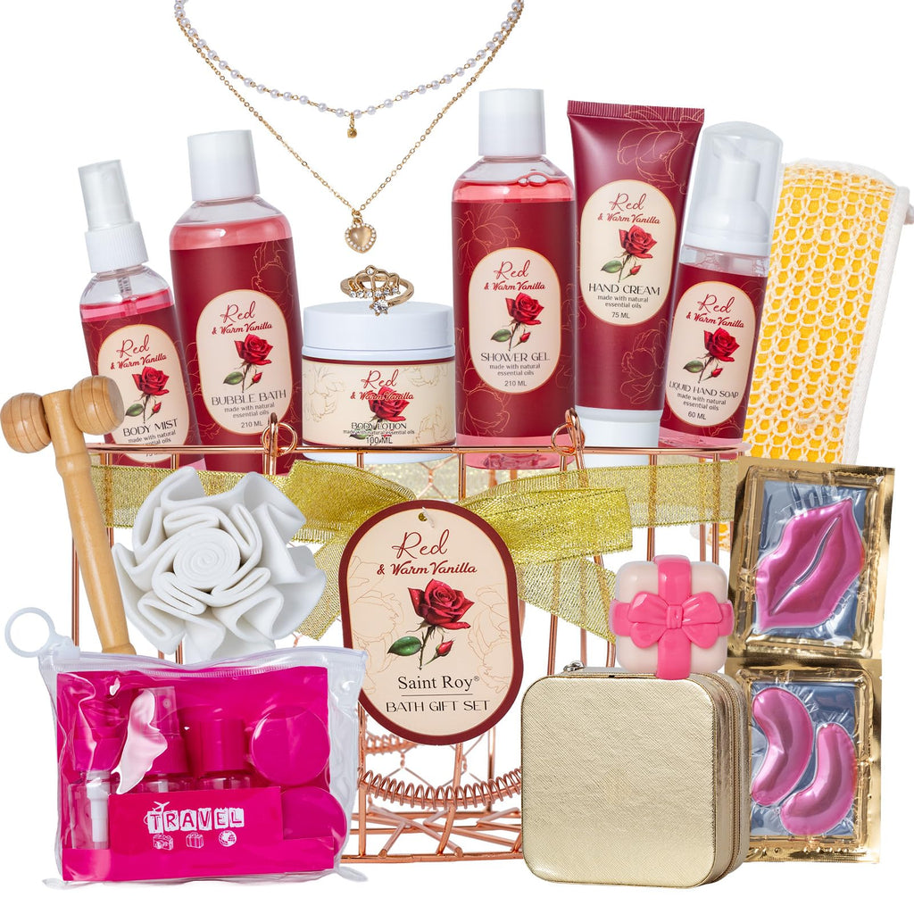 Gift Basket For Women, Spa Set of Home Spa Set, Beauty Personal Care Set, Spa Self Care Kit