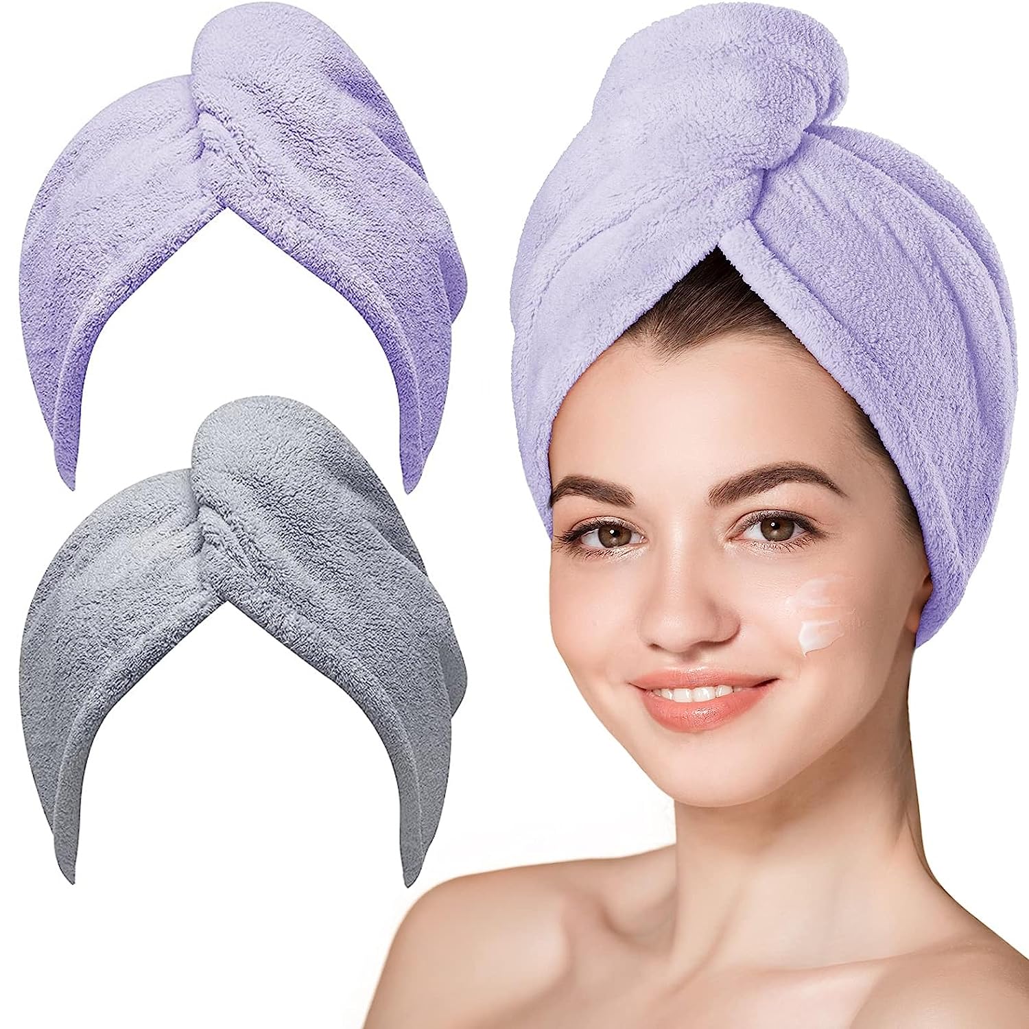 Hicober Microfiber Hair Towel