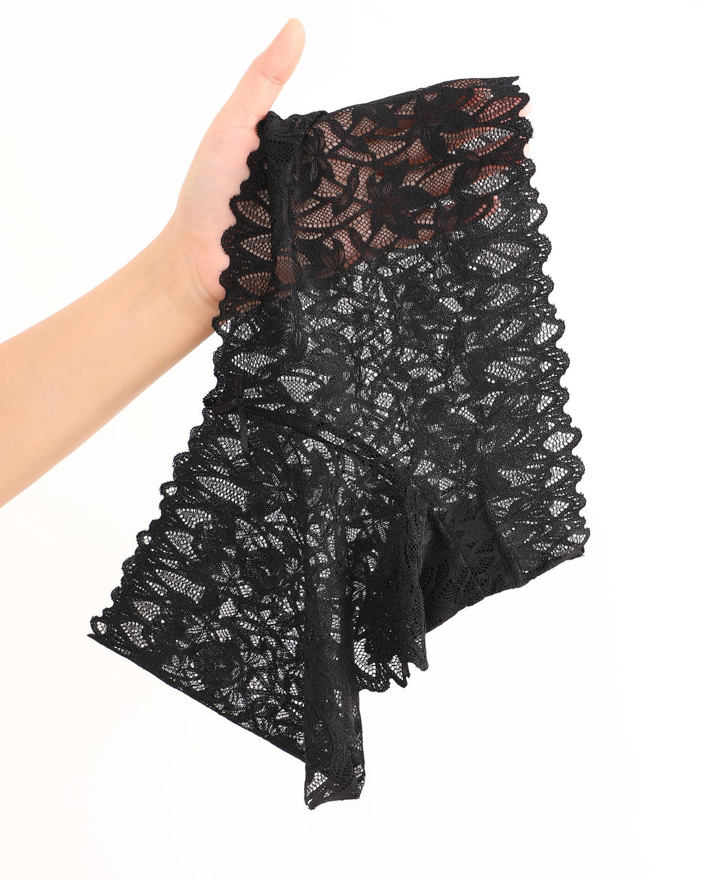 READY TO LOVE Sexy Women's Underwear Lace Shorts V Waist Breathable Cheeky Panties Boyshorts Underwear Women 5 Pack