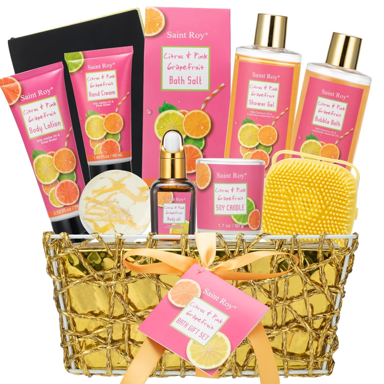 Gift Basket For Women, Spa Set of Home Spa Set, Beauty Personal Care Set, Spa Self Care Kit