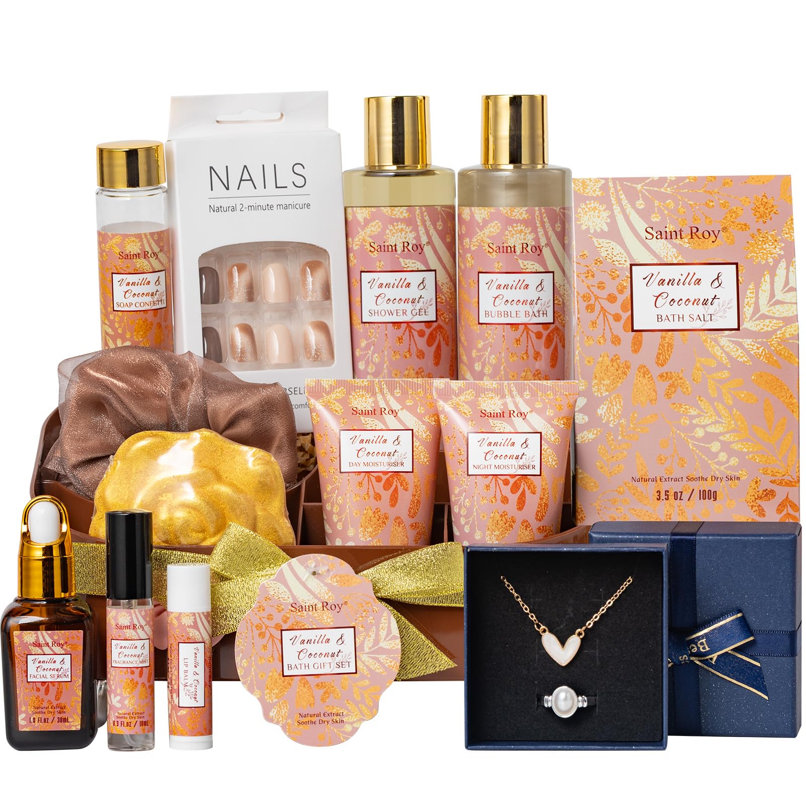 Gift Basket For Women, Spa Set of Home Spa Set, Beauty Personal Care Set, Spa Self Care Kit