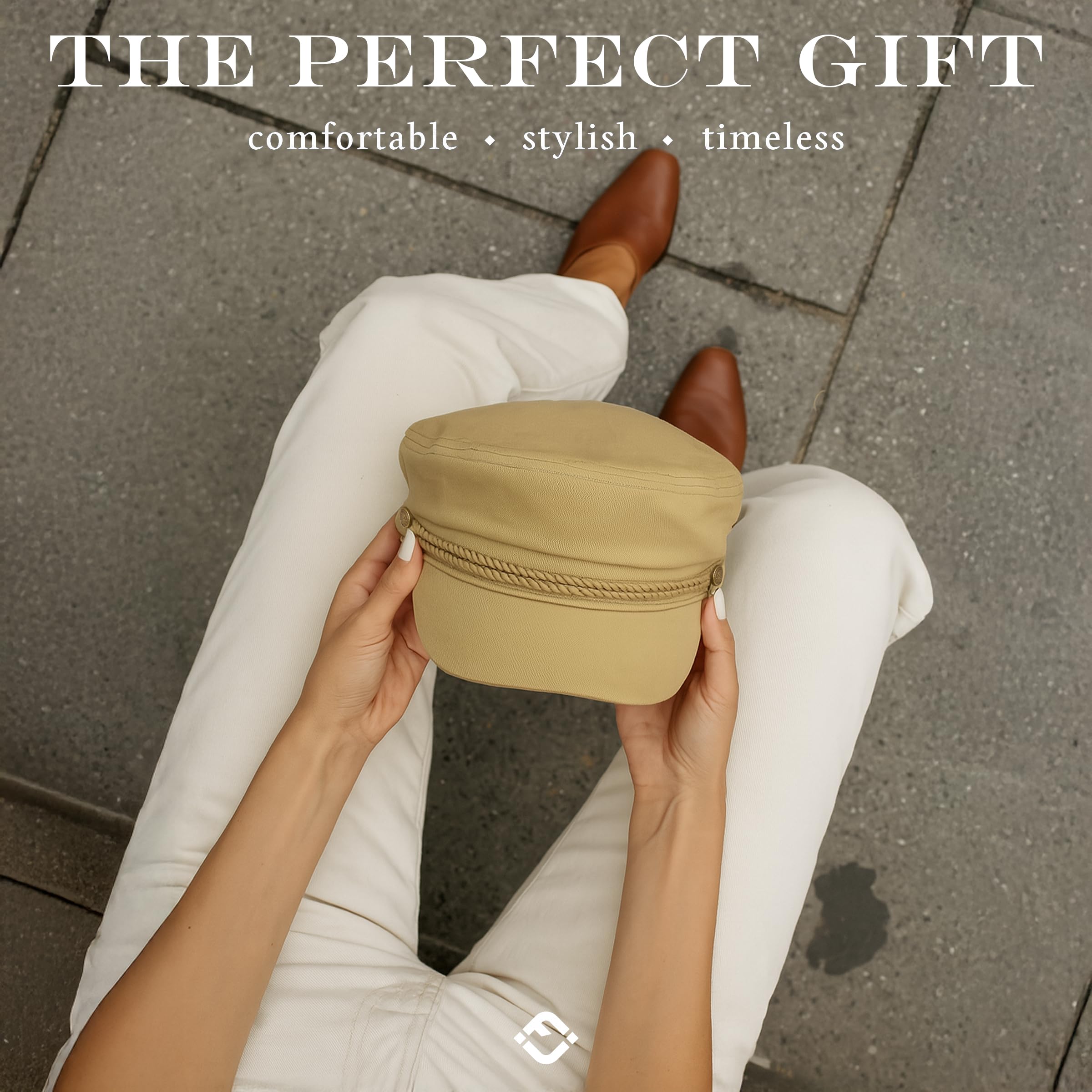 Funky Junque Newsboy Hat for Women – Trendy Greek Fisherman Cap, Classic Women's Baker Boy Newsies Hat, Ladies Fashion Caps