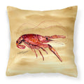 Crawfish Throw Pillow - 14x14 Decorative Pillow – Art for Your Home & Patio 8230PW1414