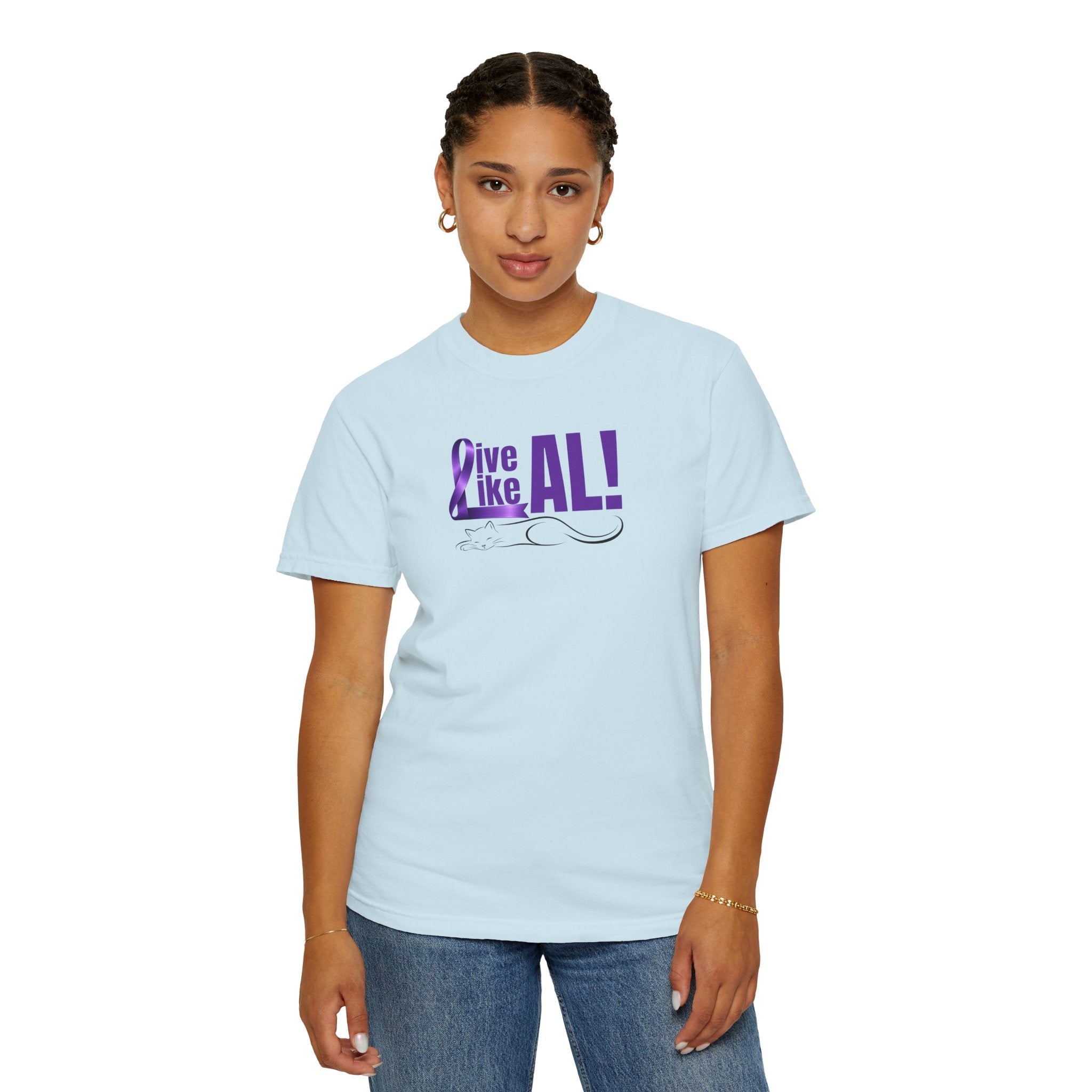 Live Like AL T-Shirt – Epilepsy Awareness Cat Tee