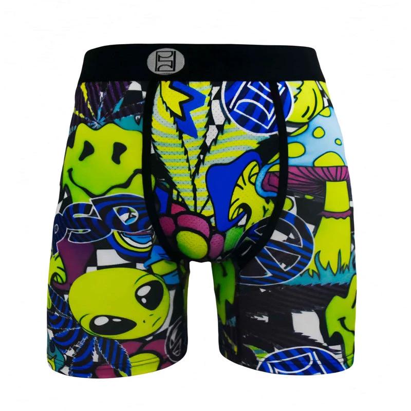 Cartoon Printed Quick-dry Men's Sports Fitness Extended Underwear