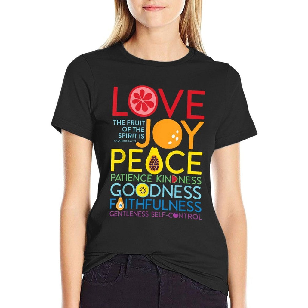 Fruit Of The Spirit Galatians 522 Inspirational Christian  Versatile T-Shirt