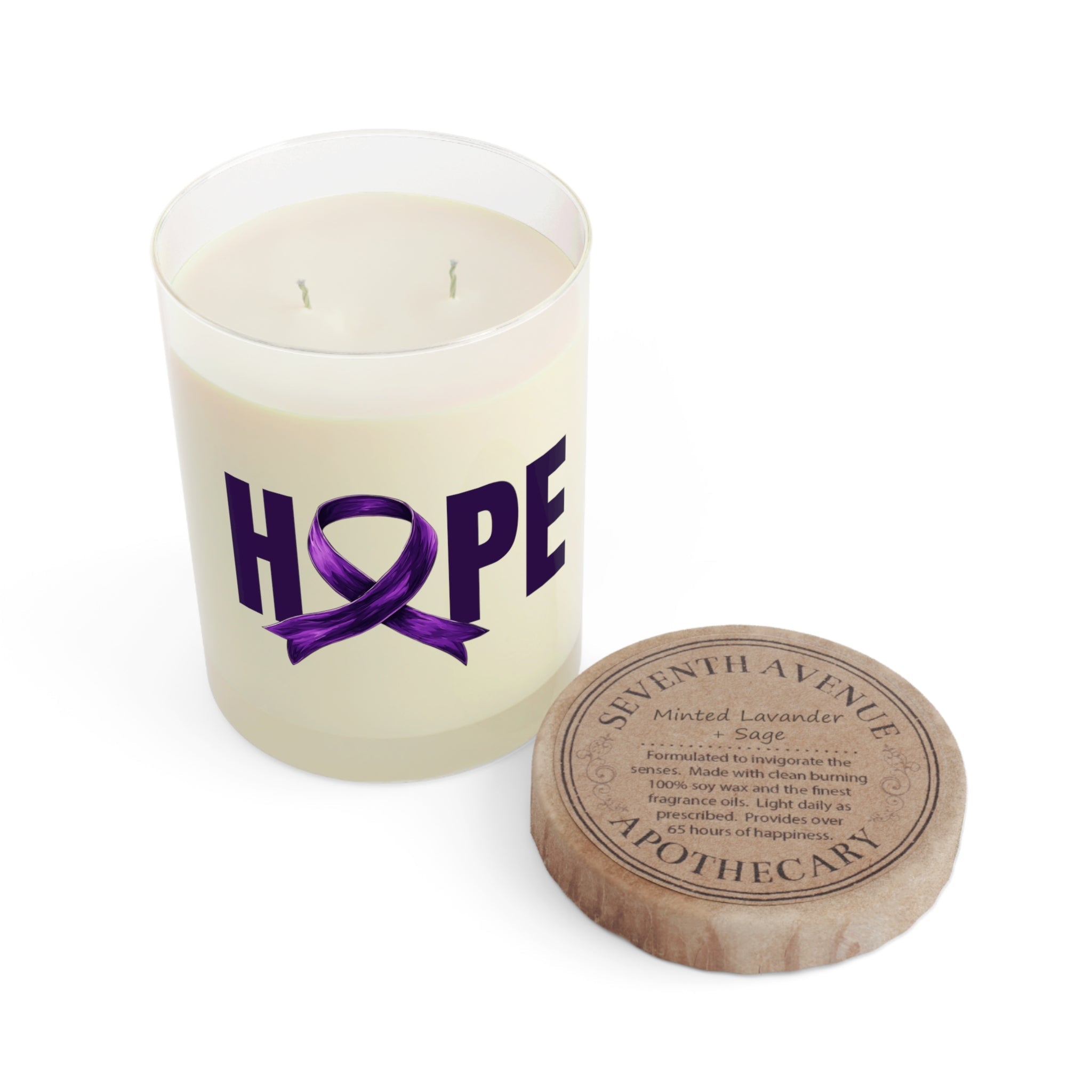 Epilepsy Awareness Hope Scented Candle