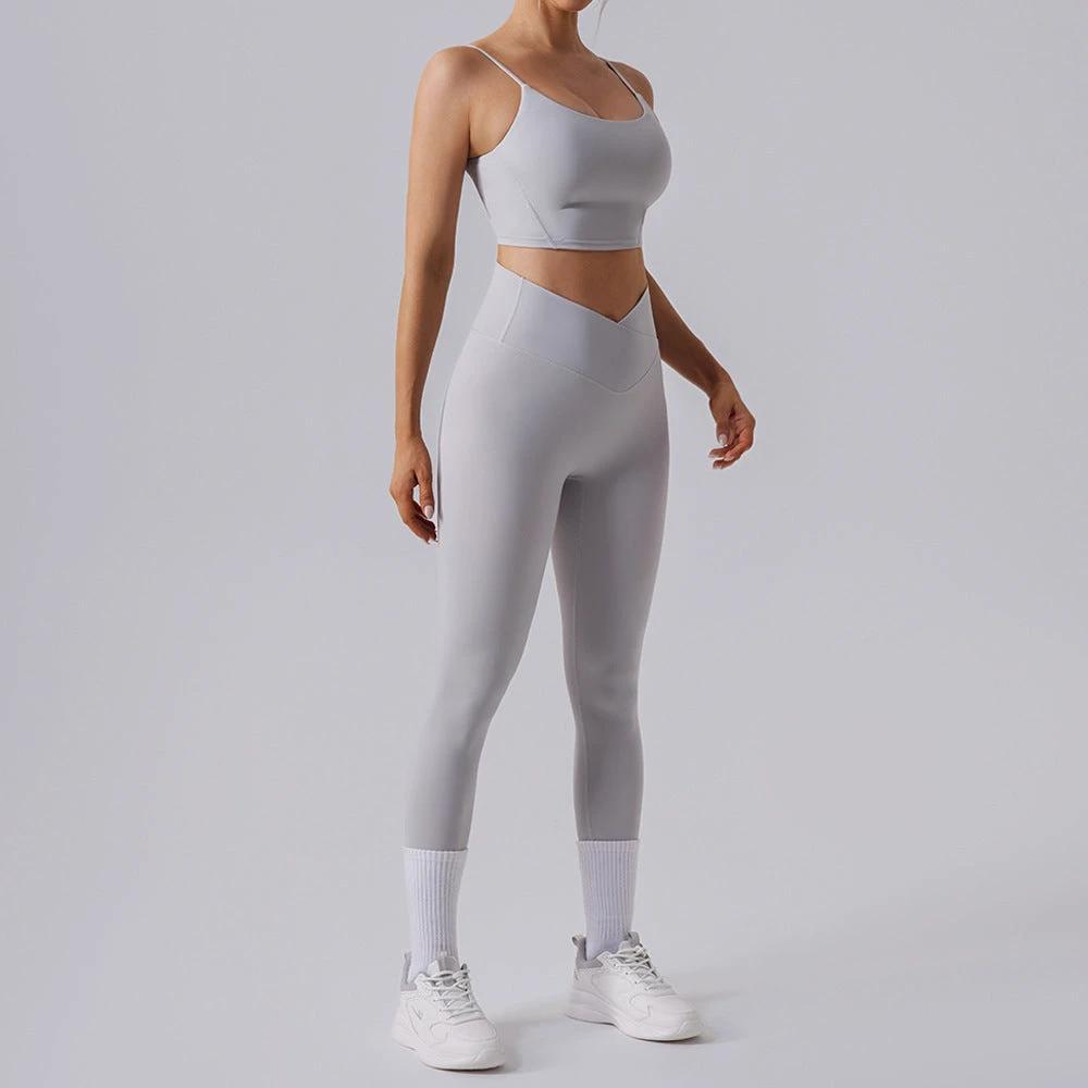High Waist Tight Yoga Workout Clothes Sports Suit Women