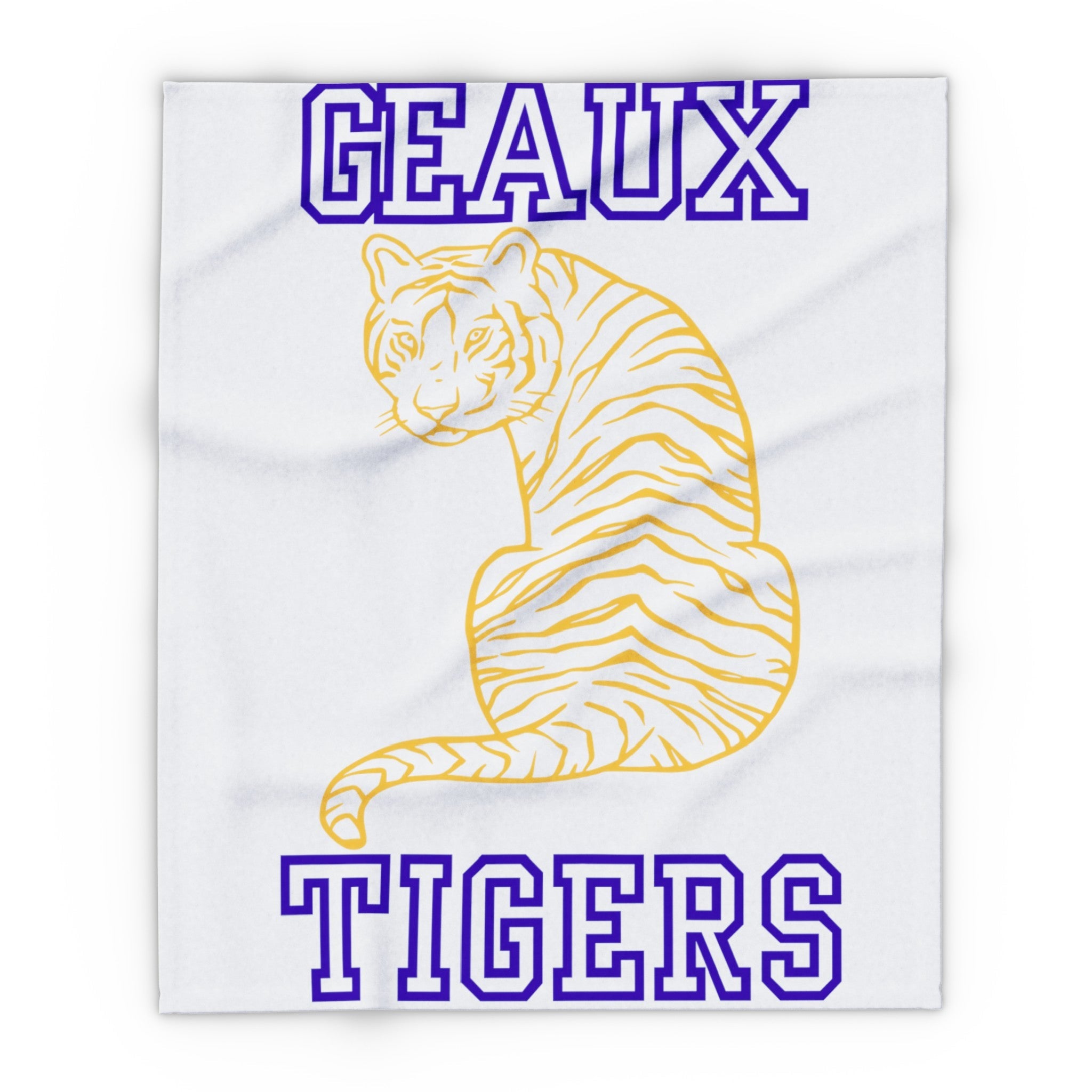 Geaux Tigers White
