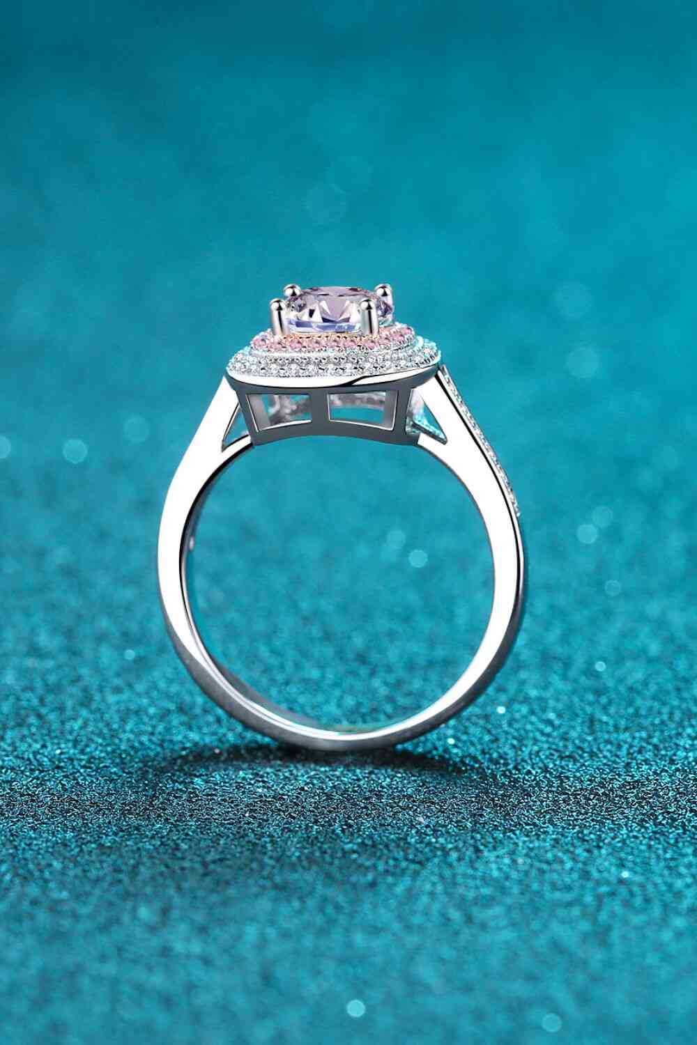 Need You Now Moissanite Ring – Handcrafted 925 Sterling Silver Design See size chart under “more details”