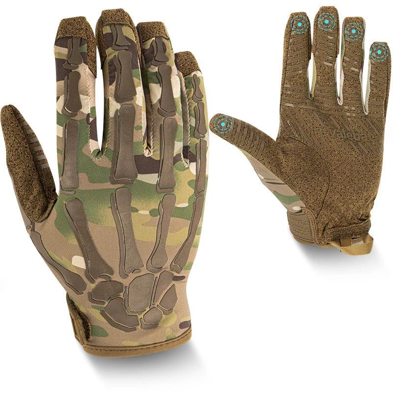 Men's Non-slip and Breathable Full Finger Touch Screen Tactical Gloves