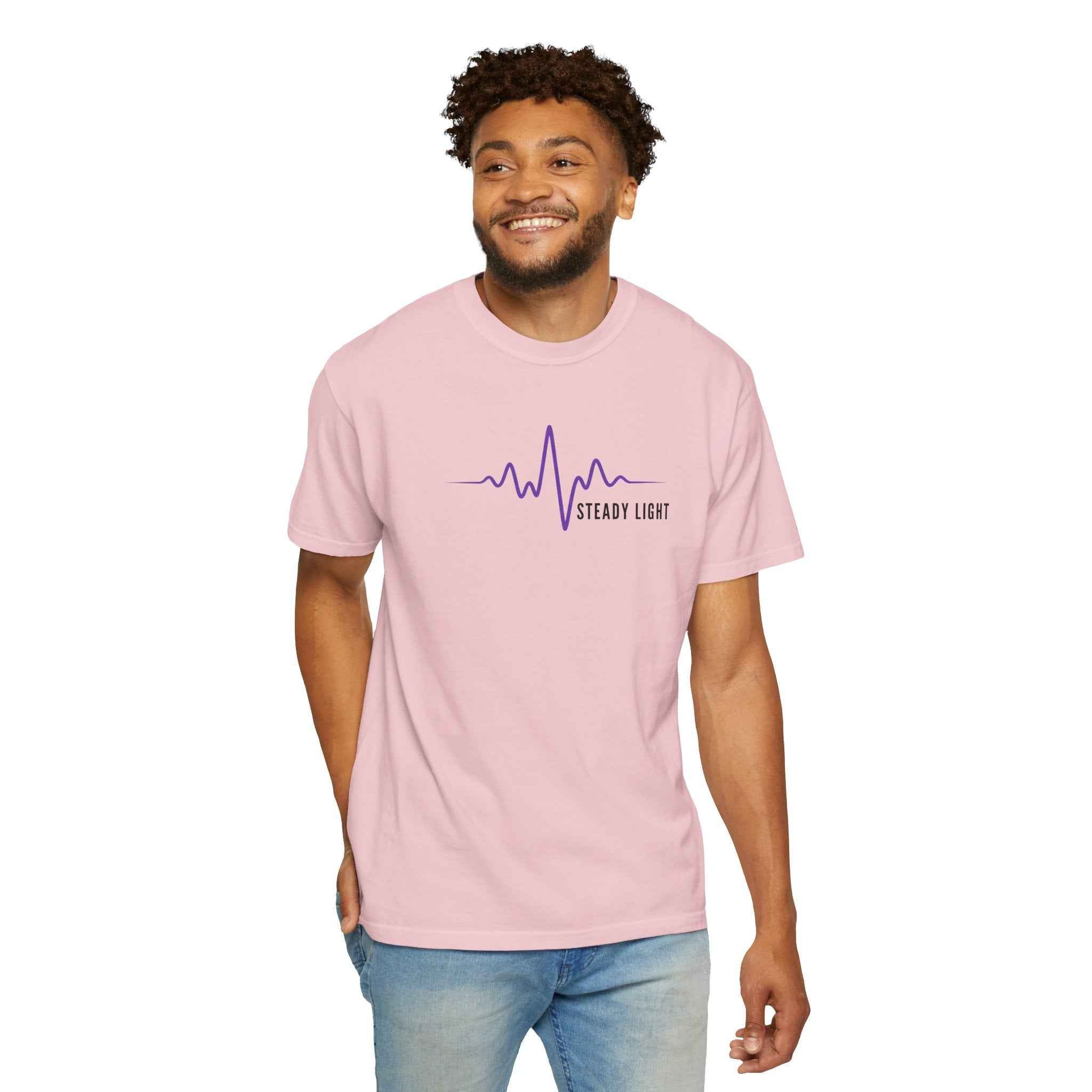 Steady Light EEG Wave T-Shirt – Minimal Epilepsy Awareness Graphic Tee