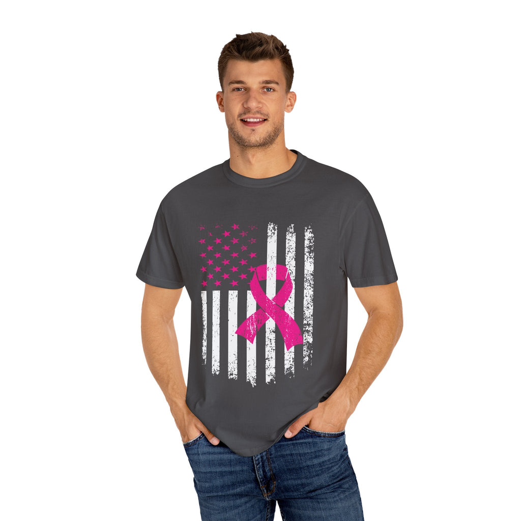 Unisex Breast Cancer Awareness Flag Tee
